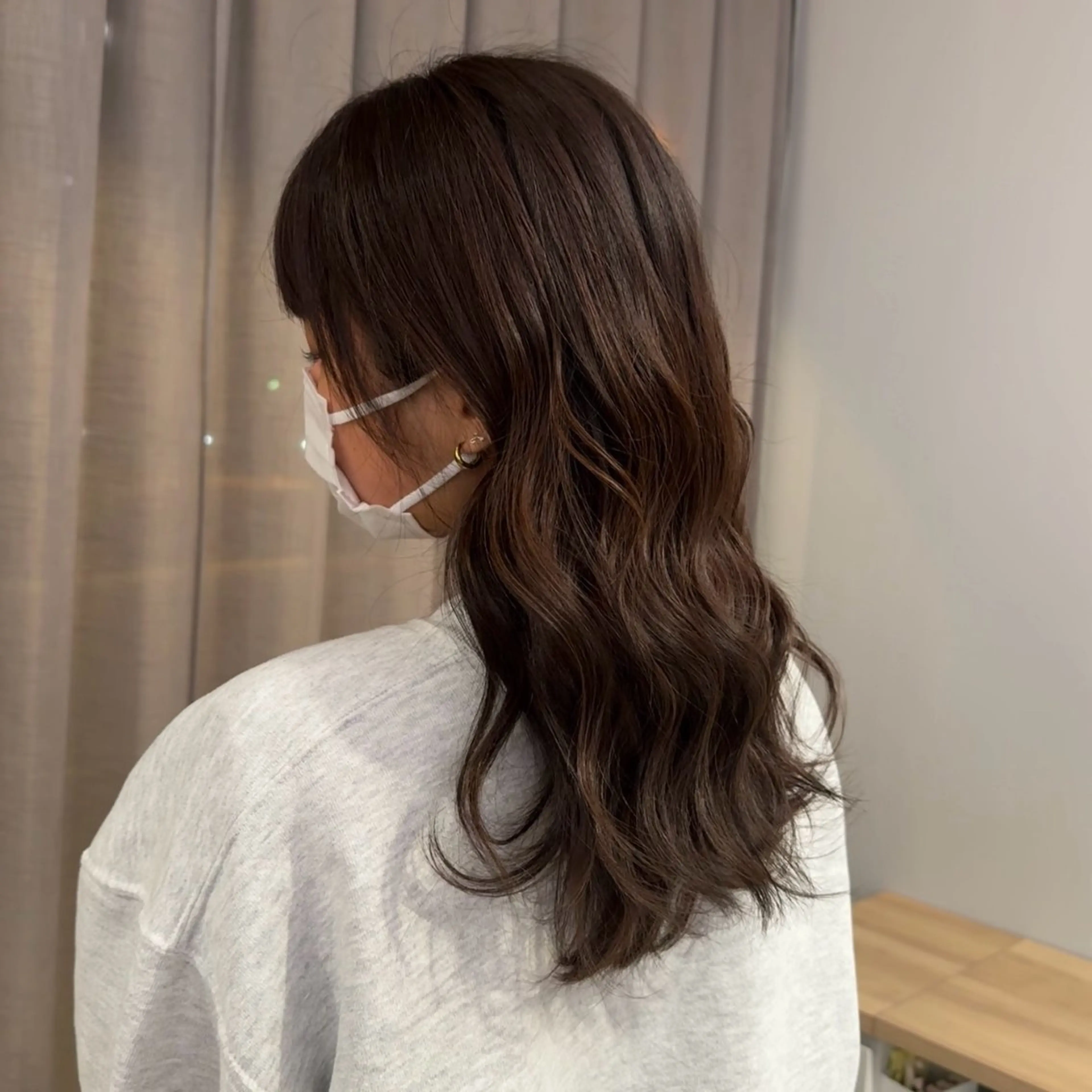 ロング カラー ヘアカラー 吉田 葉音のヘアスタイル