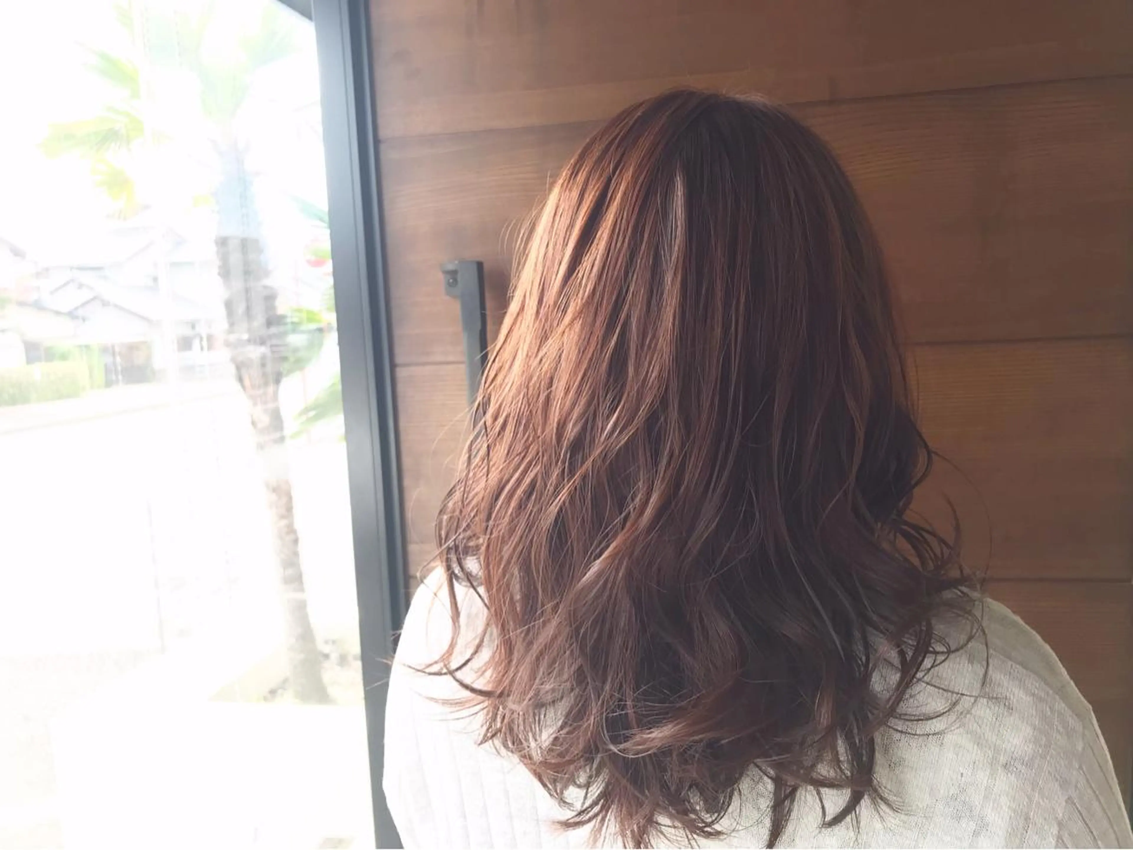 ロング カラー カット ヘアカラー トリートメント IORI #韓国ヘア#髪質改善のヘアスタイル