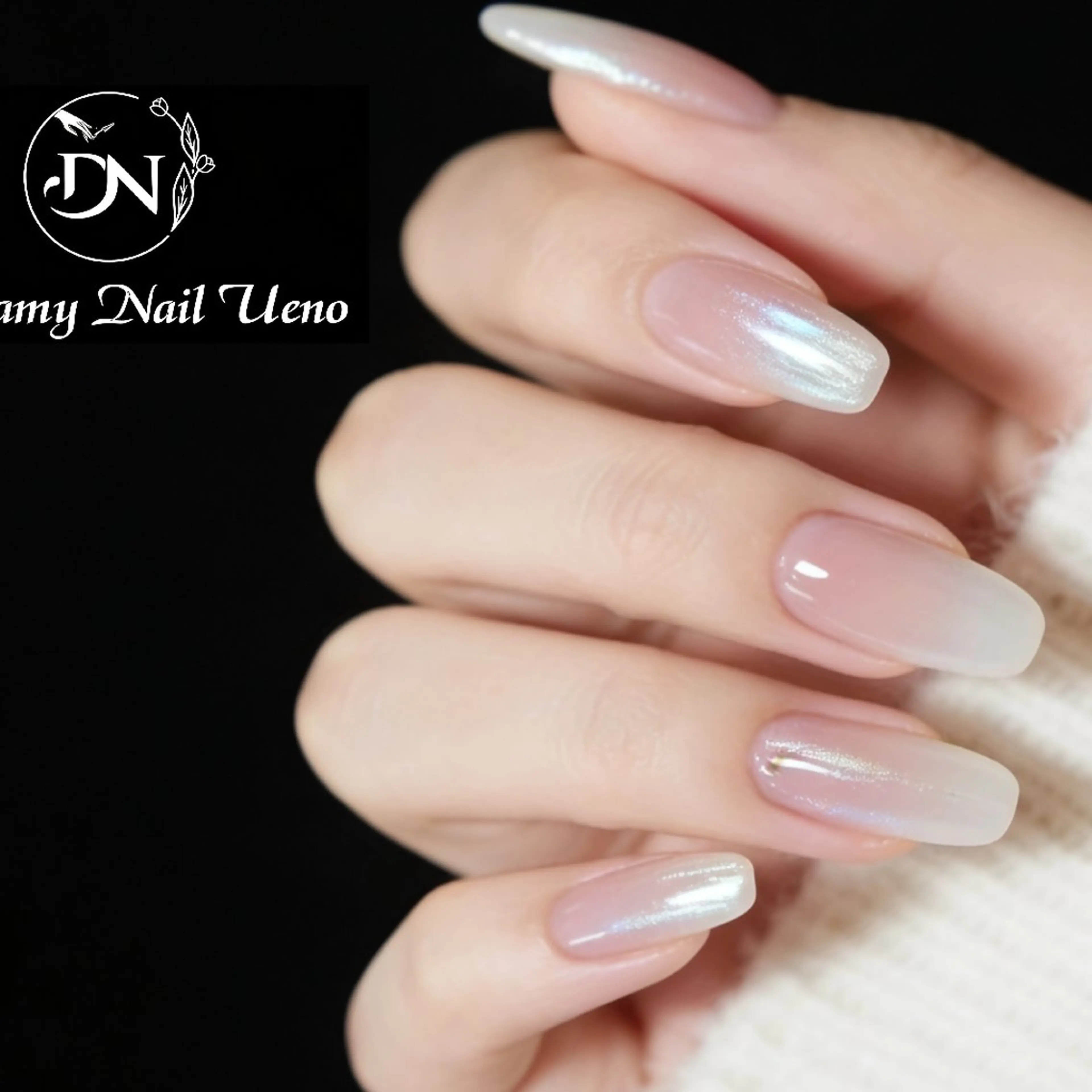 ネイル チークネイル 長さ出し フレンチネイル グラデーション マグネットネイル ハンドネイル ハンドケア ✨Dreamy NORAのネイルデザイン