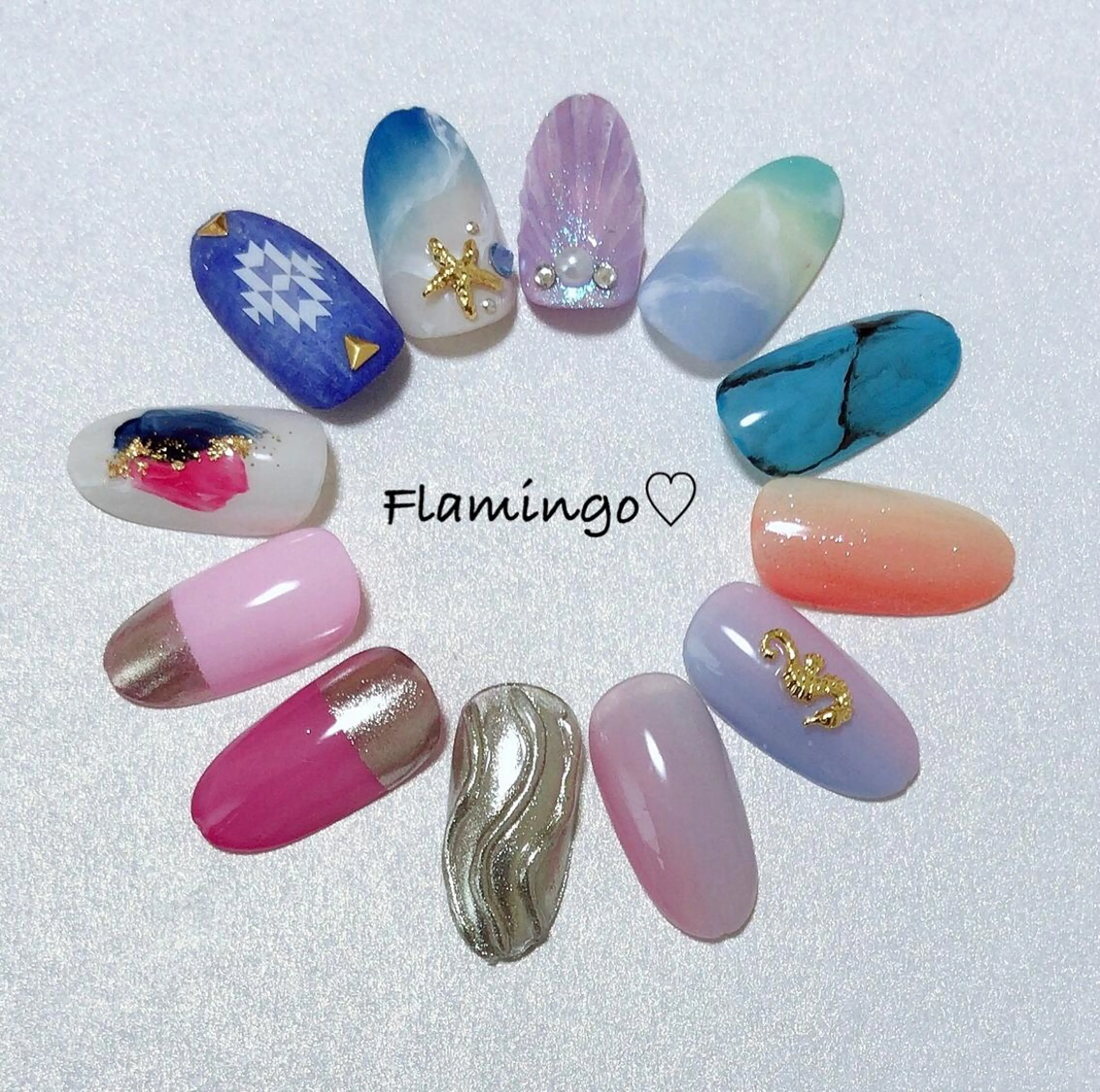 ネイル アートネイル 浮きにくいフィルイン ｜上品シンプルネイルのネイルデザイン