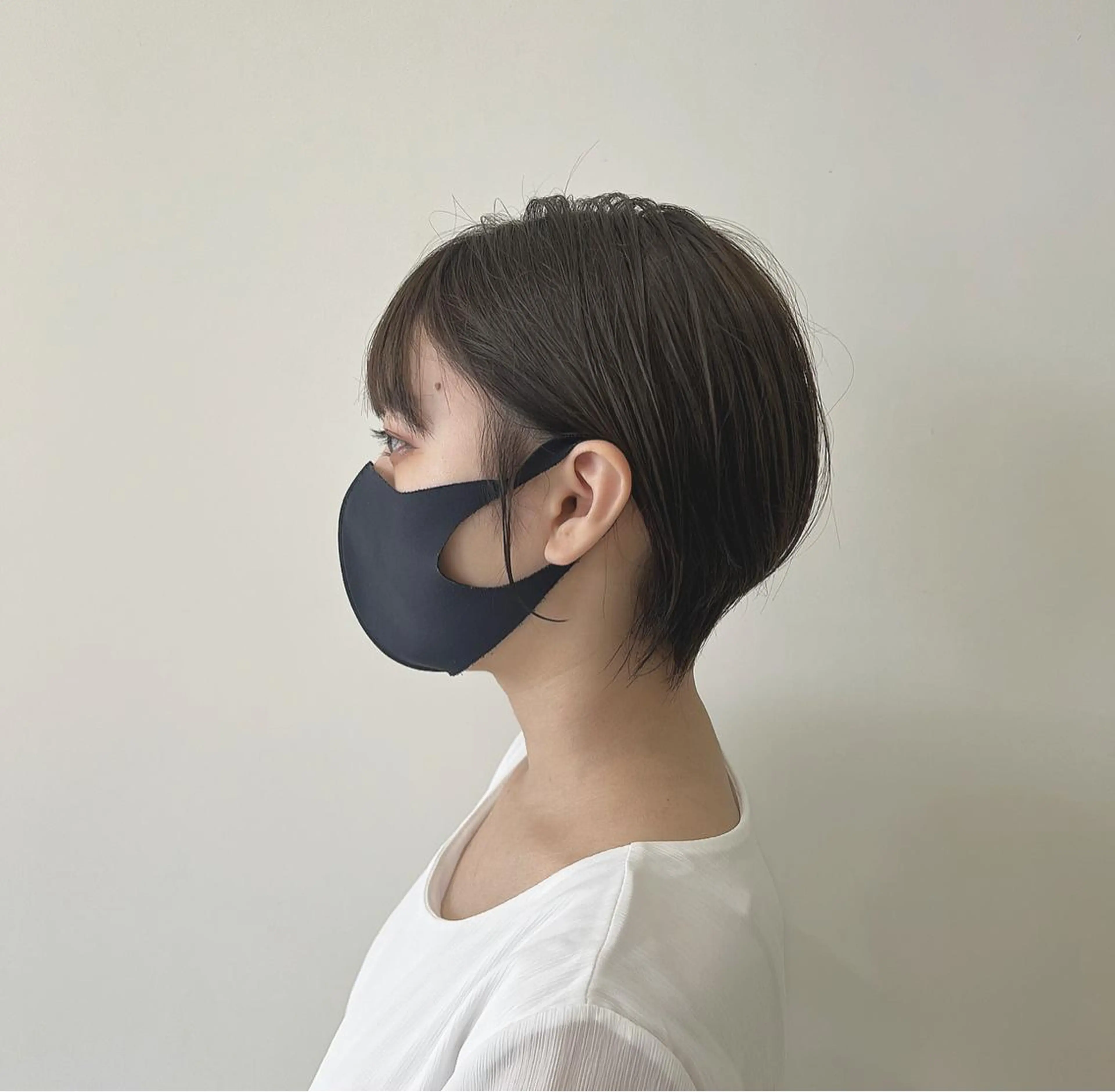 ショート ショートヘア カット 切りっぱなしボブ 👩🏼ミニボブのヘアスタイル