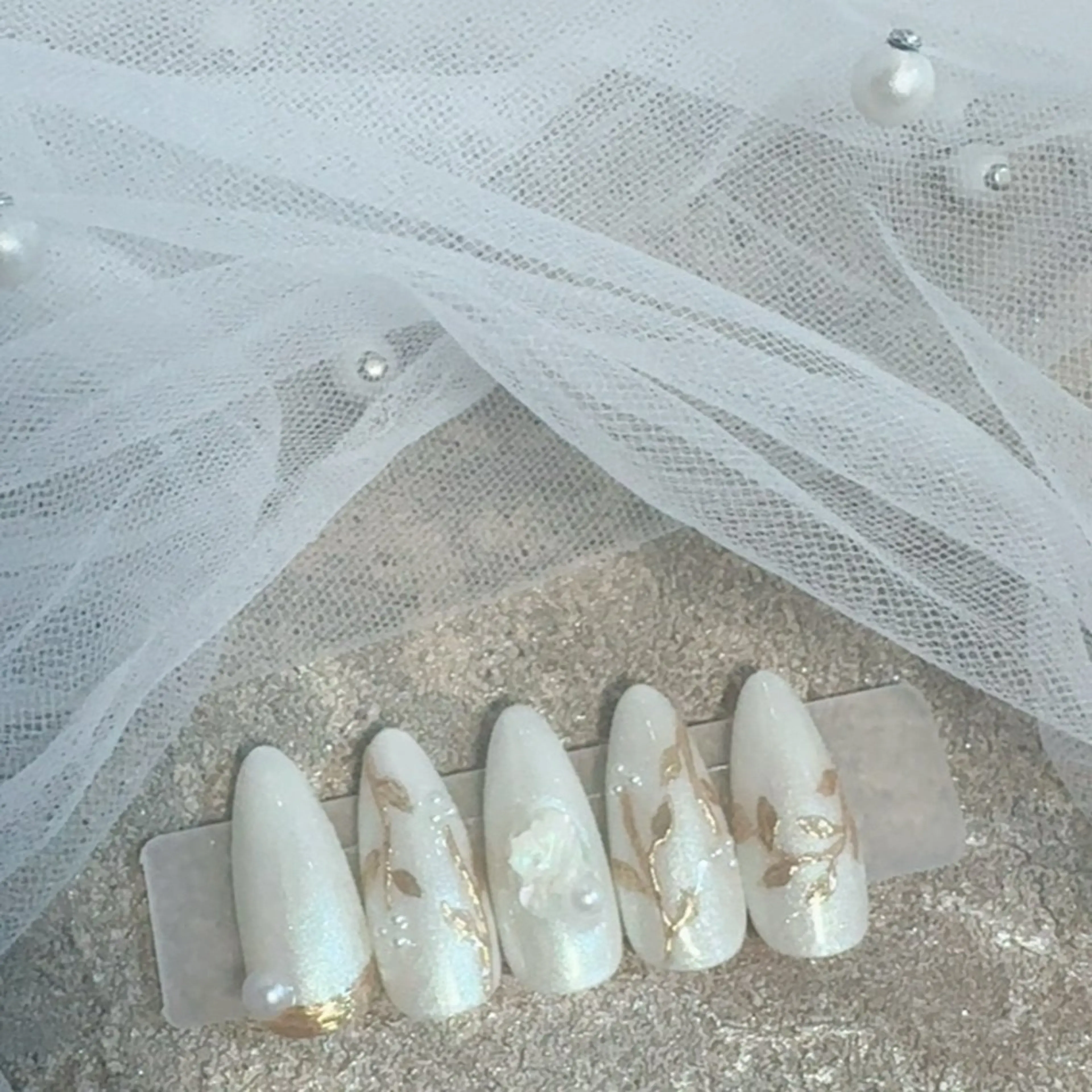 ネイル アートネイル ミラーネイル BonheurDeux所属・Bonheur LINAのネイルデザイン