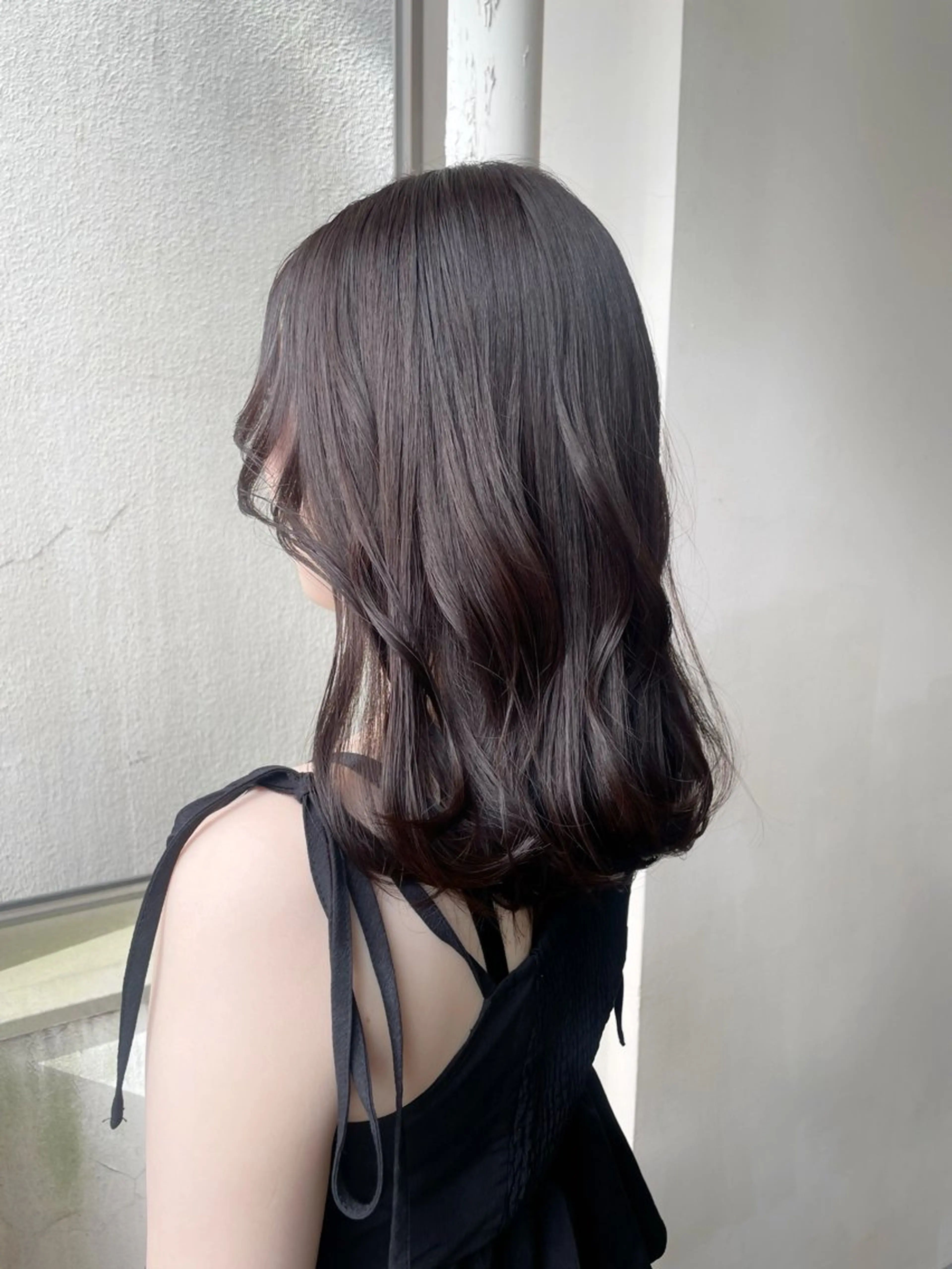 ロング カラー ベージュカラー ブルーカラー ブラウンカラー ブルージュ 透明感カラー ヘアカラー トリートメント ヘアセット Hair Salon BOTTOMS所属・✨透明感ケアカラー✨ 長野ゆきなのヘアスタイル
