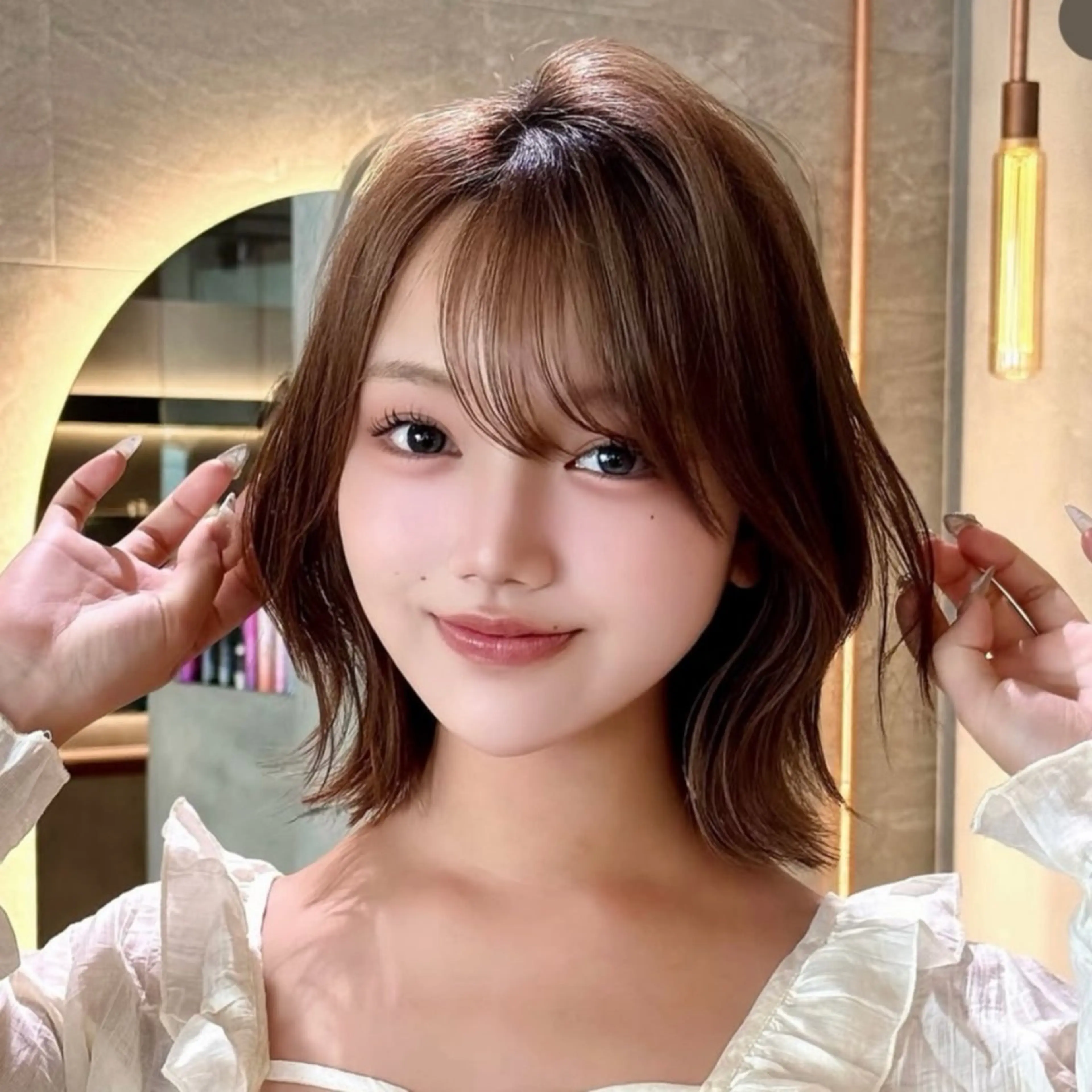 ショート カット トリートメント ボブ・韓国レイヤー・ くびれボブ・内藤康太のヘアスタイル