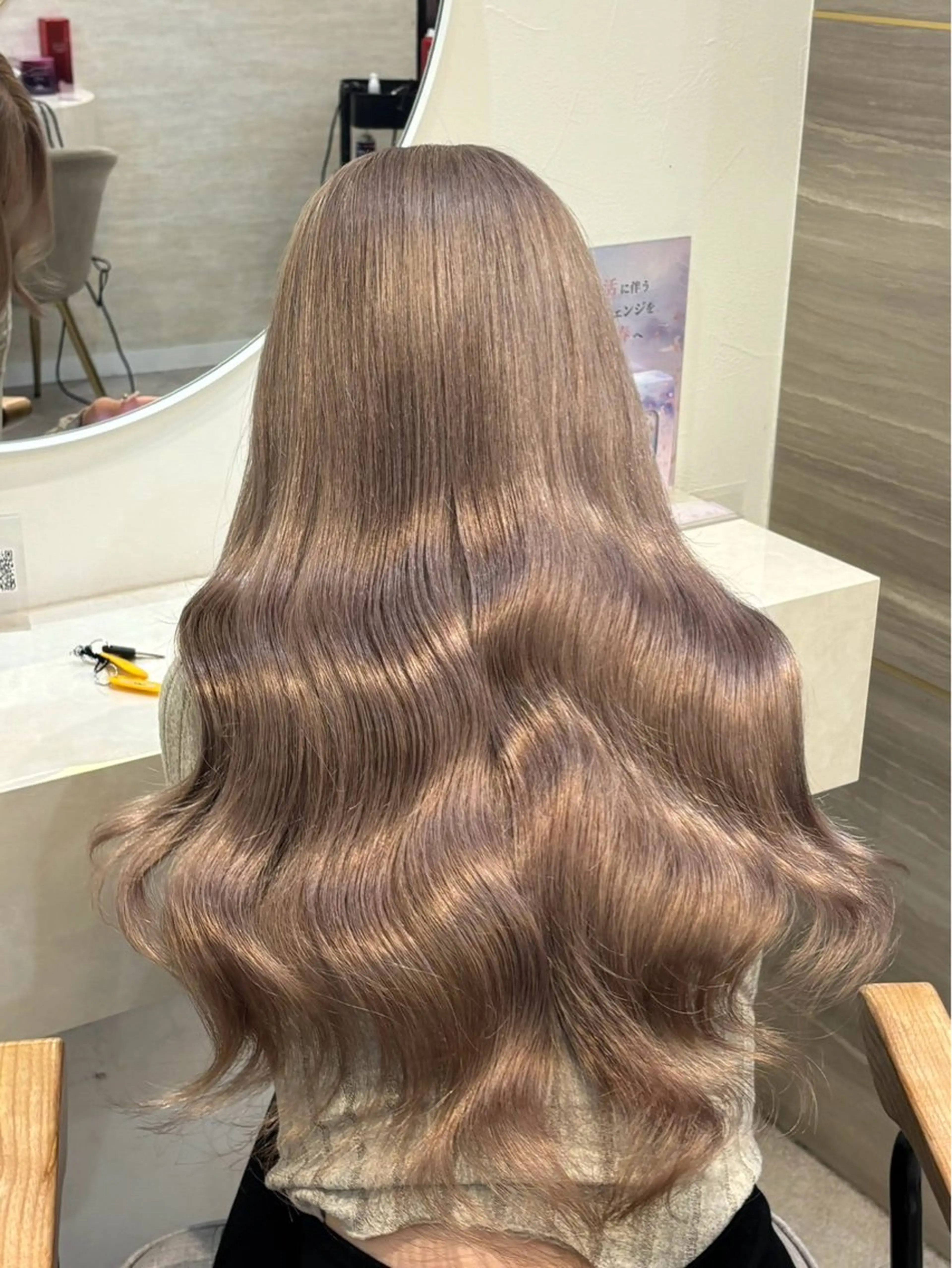 ロング ヘアカラー 艶感ハイトーン/ 池袋/mei🩶のヘアスタイル