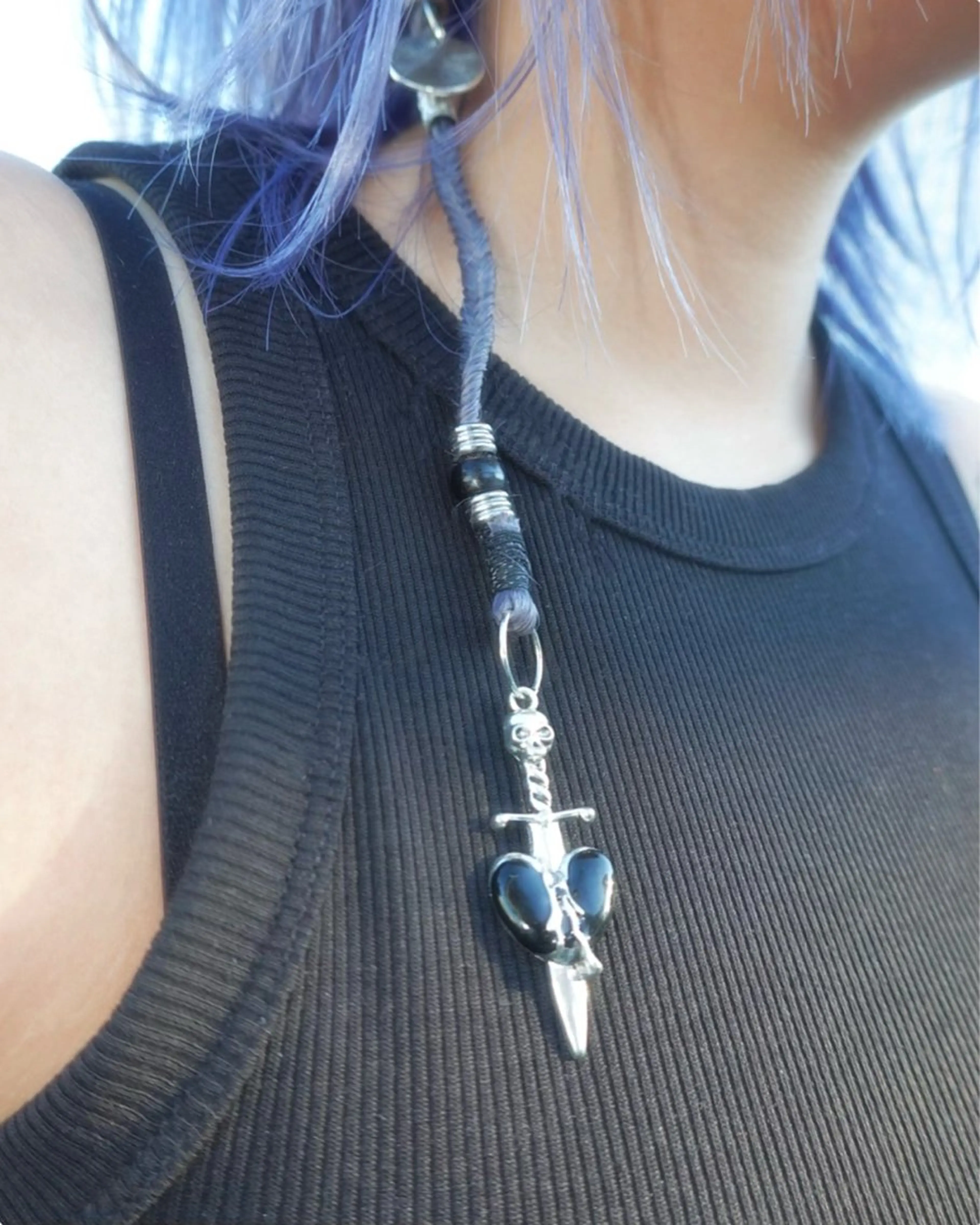 《おすすめｱﾚﾝｼﾞ˚✧₊⁎⛓️》ﾎﾟｲﾝﾄﾌﾞﾚｲｽﾞ1本(ｴｸｽﾃをつけて編む)※ｱｸｾｻﾘｰ代込み/別途ｴｸｽﾃ代の写真