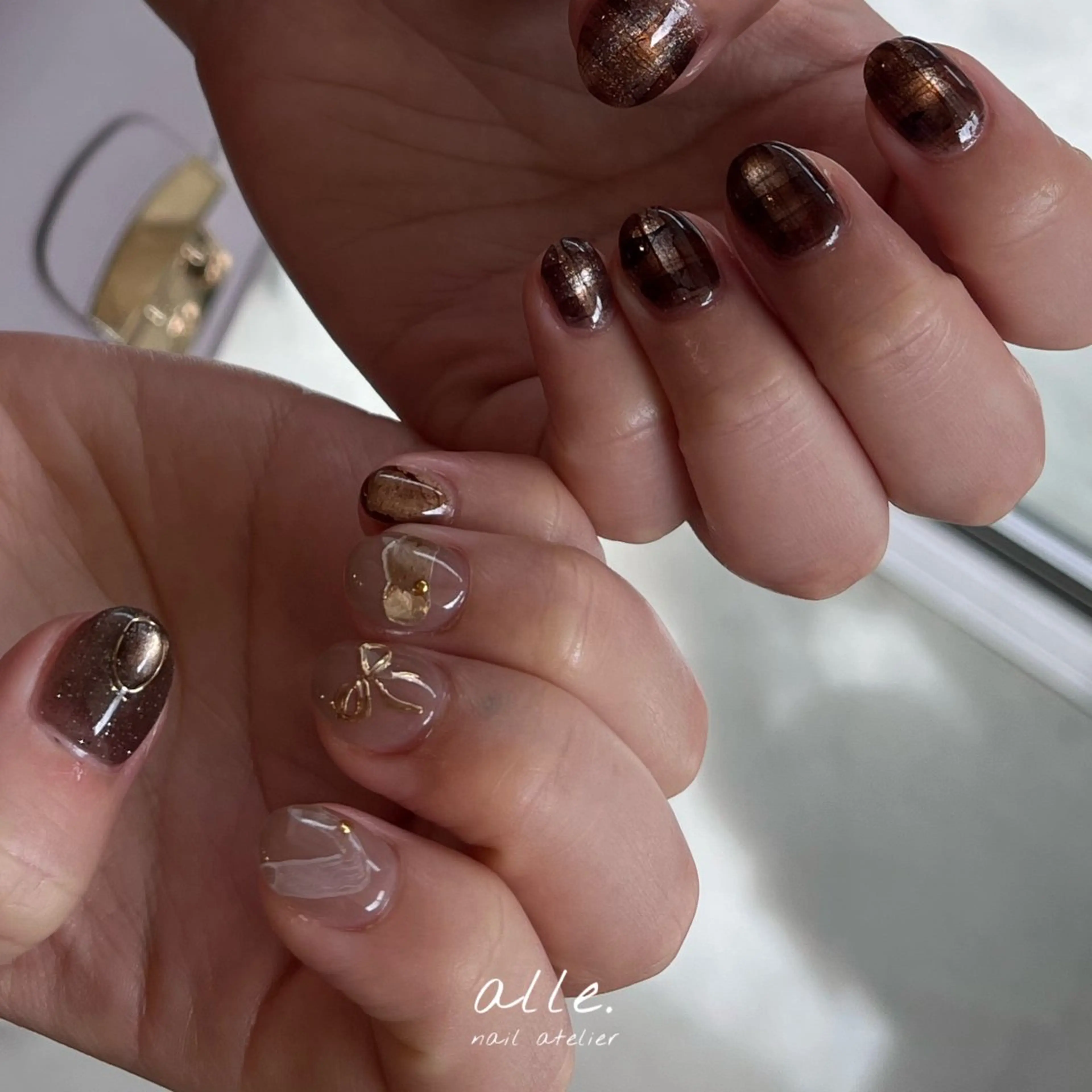 ネイル ハンドネイル atelier alle.のネイルデザイン