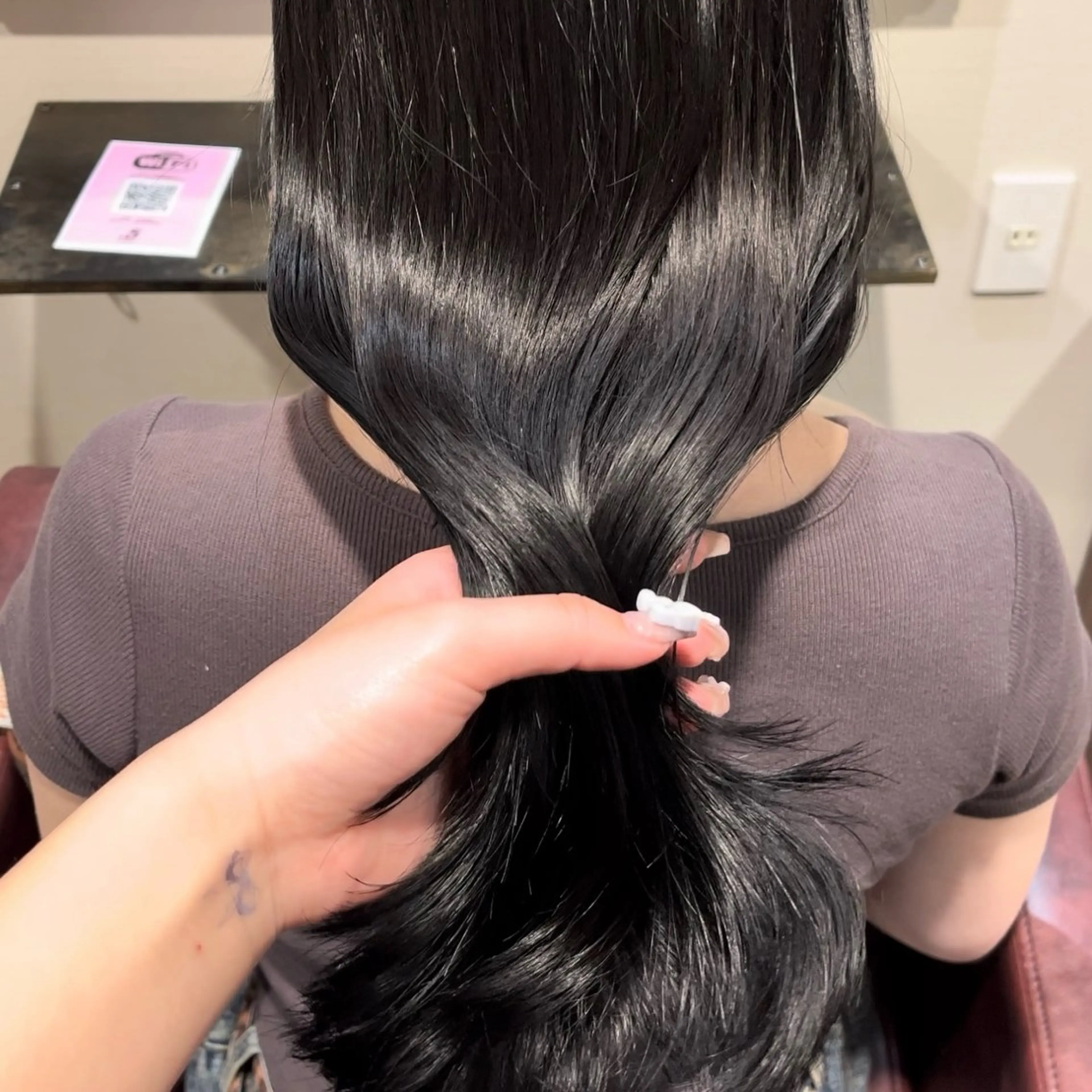 ロング カラー カット ヘアカラー トリートメント カラー/韓国レイヤー /ブリーチ/hinaのヘアスタイル