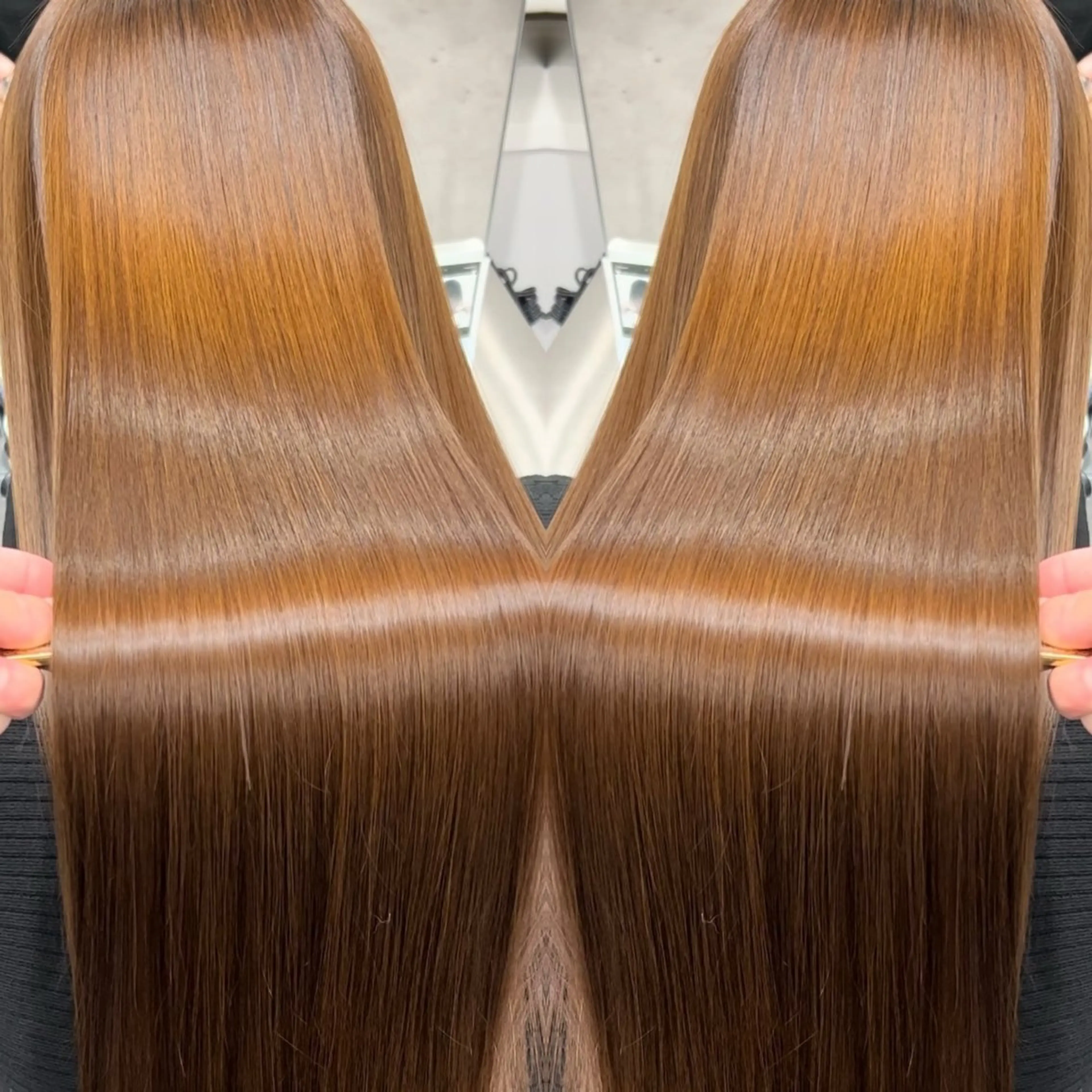 ロング 髪質改善 縮毛矯正 トリートメント カット ヘアカラー トリートメント 🫧髪質改善 講師🫧🍎幹細胞のヘアスタイル