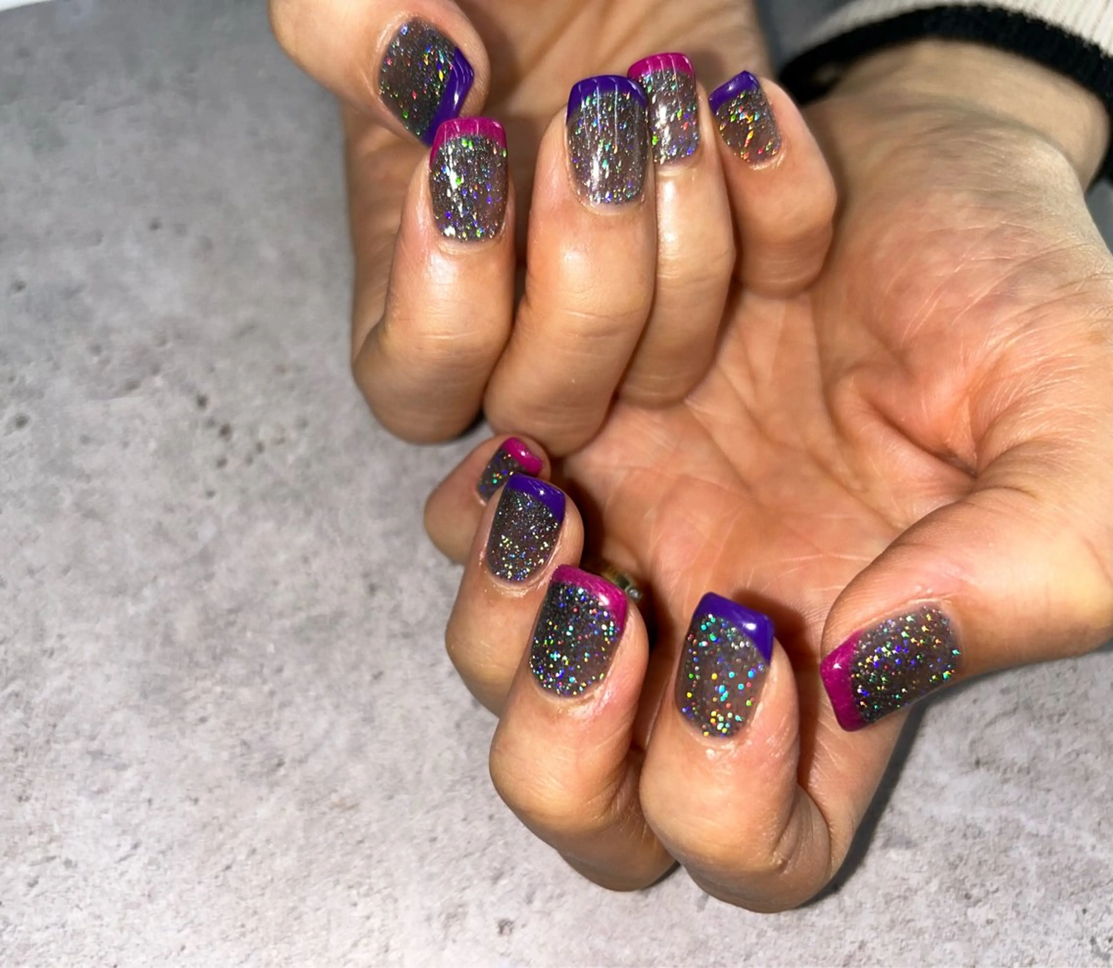 ネイル フラッシュネイル フレンチネイル ハンドネイル Nail Salon agré所属・agré ネイルサロン アグレのネイルデザイン