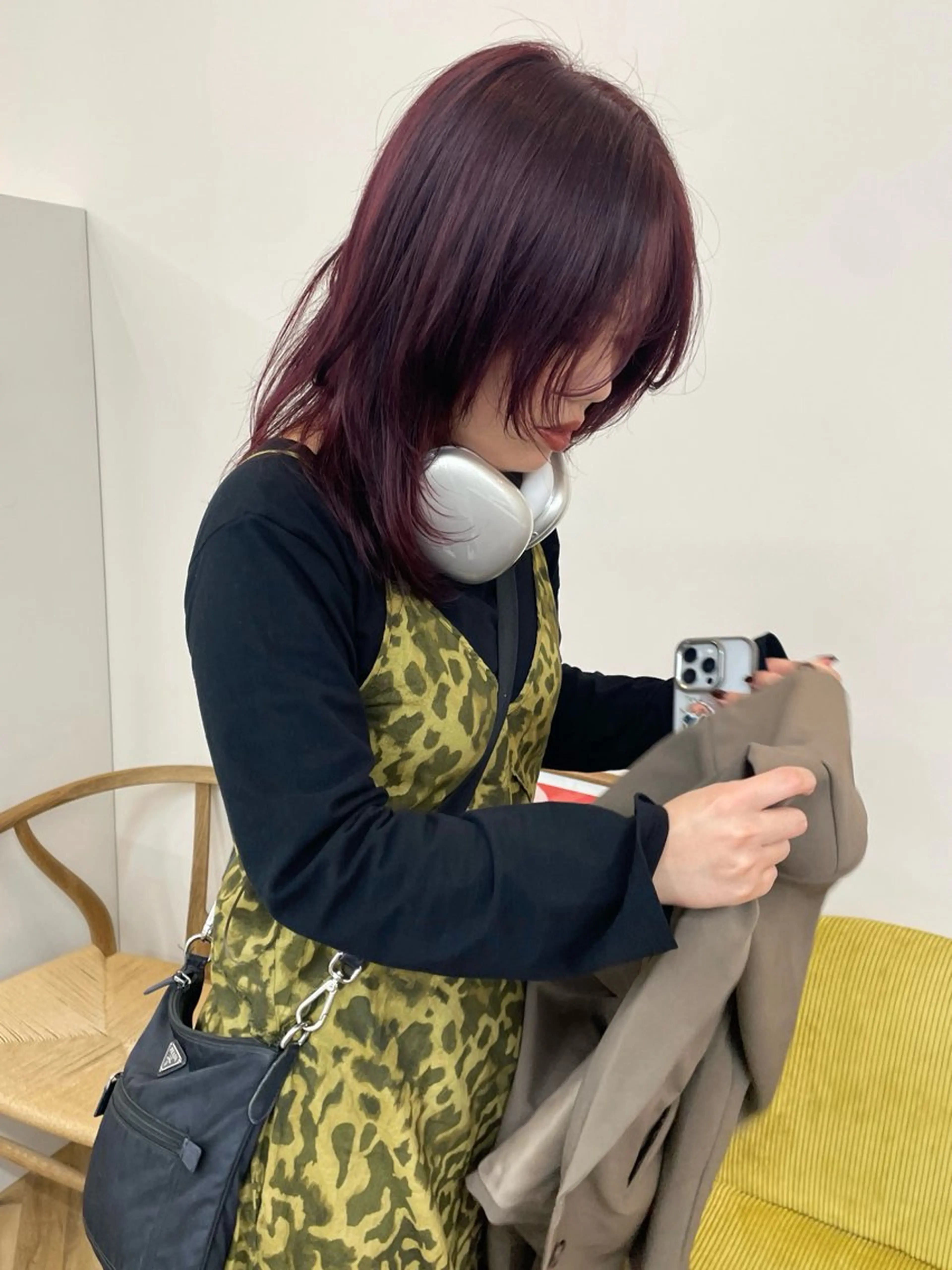 ミディアム ヘアカラー トリートメント ボブカットモデル/パ ーマ/harunaのヘアスタイル