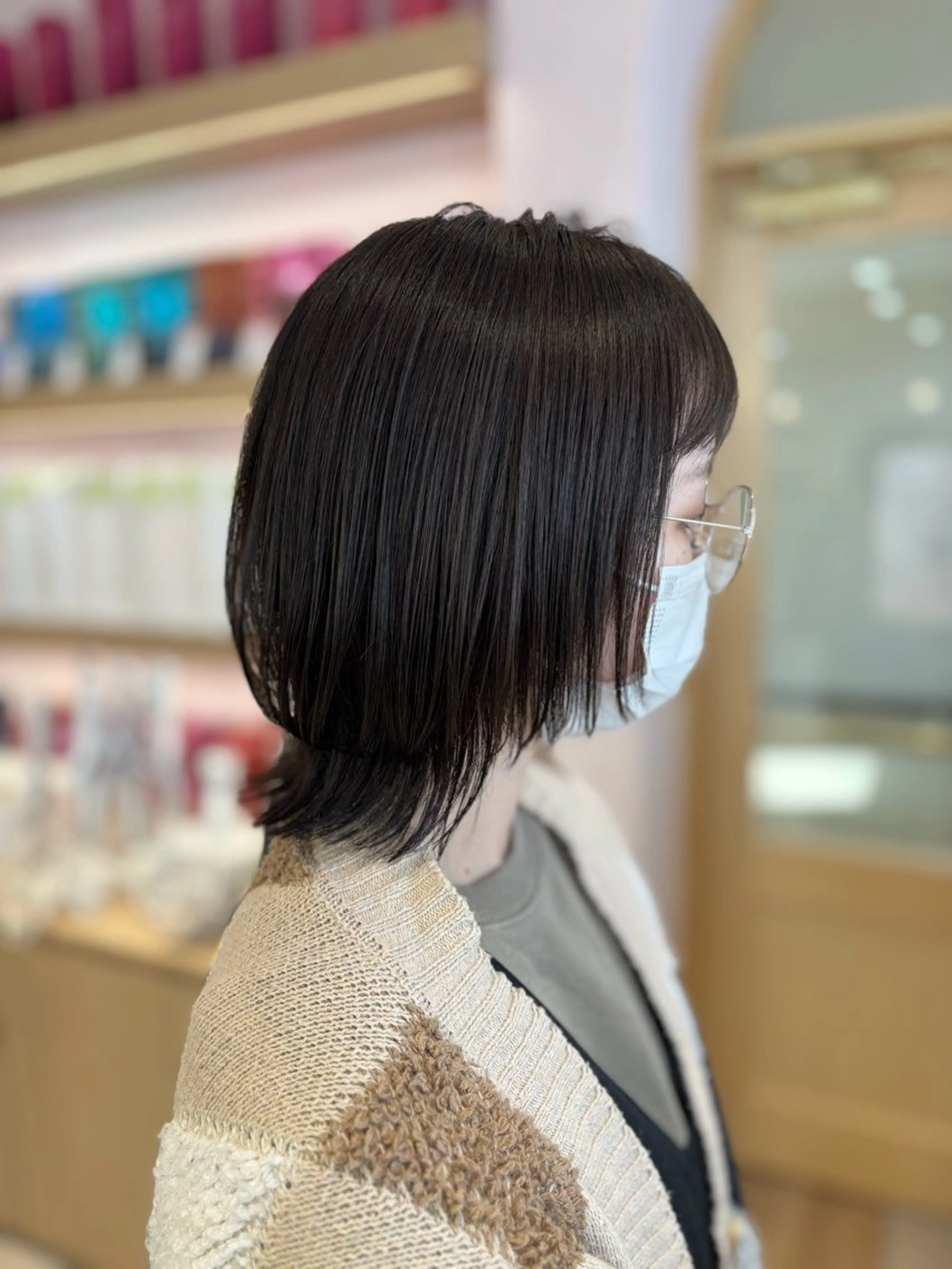 ミディアム カット ヘアカラー merc.谷本 澪のヘアスタイル