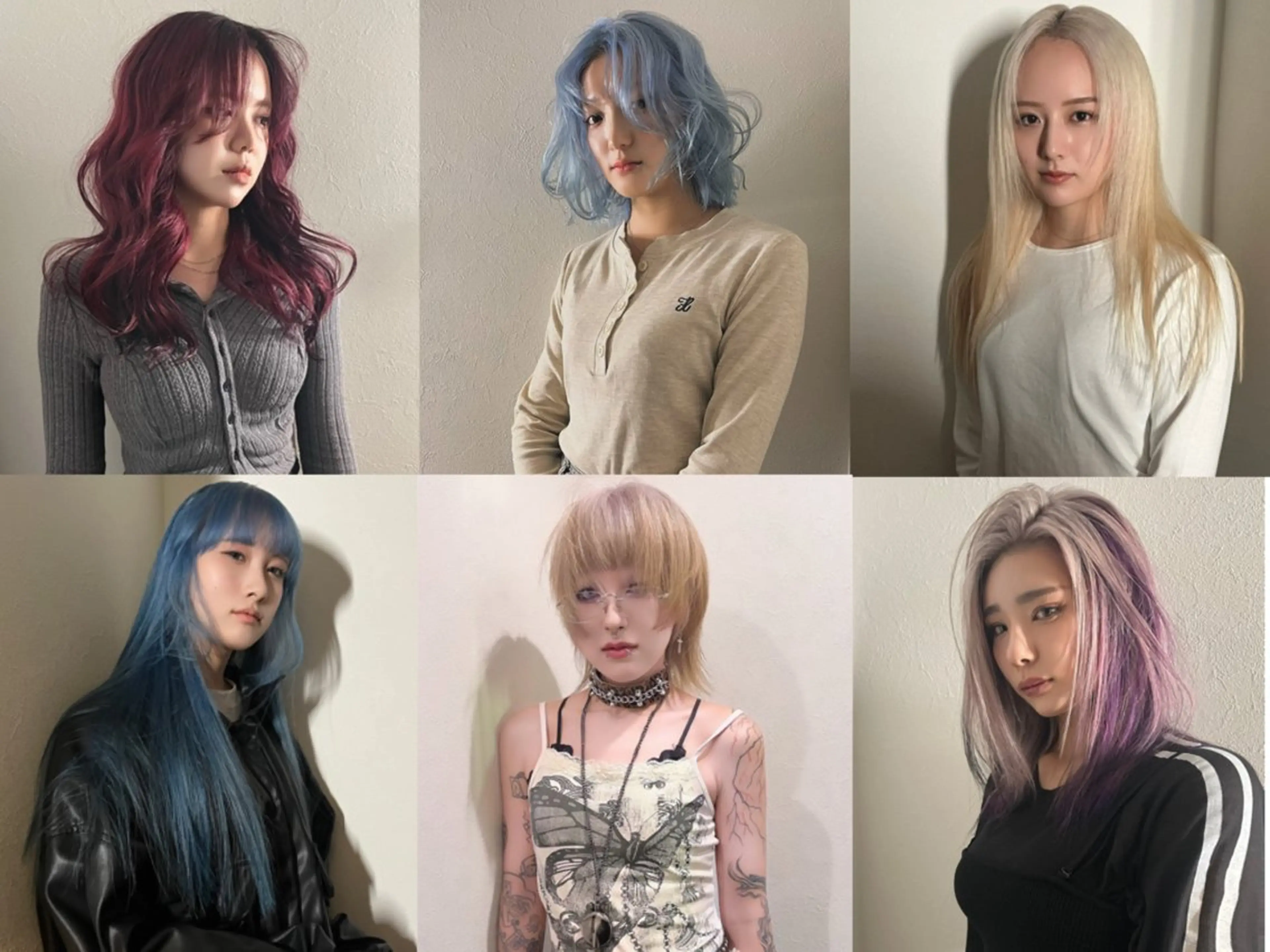 セミロング カラー ベージュカラー ブリーチ デザインカラー ダブルカラー ハイトーンカラー 💖艶髪ブリーチ髪質 改善💖ケンシンのヘアスタイル