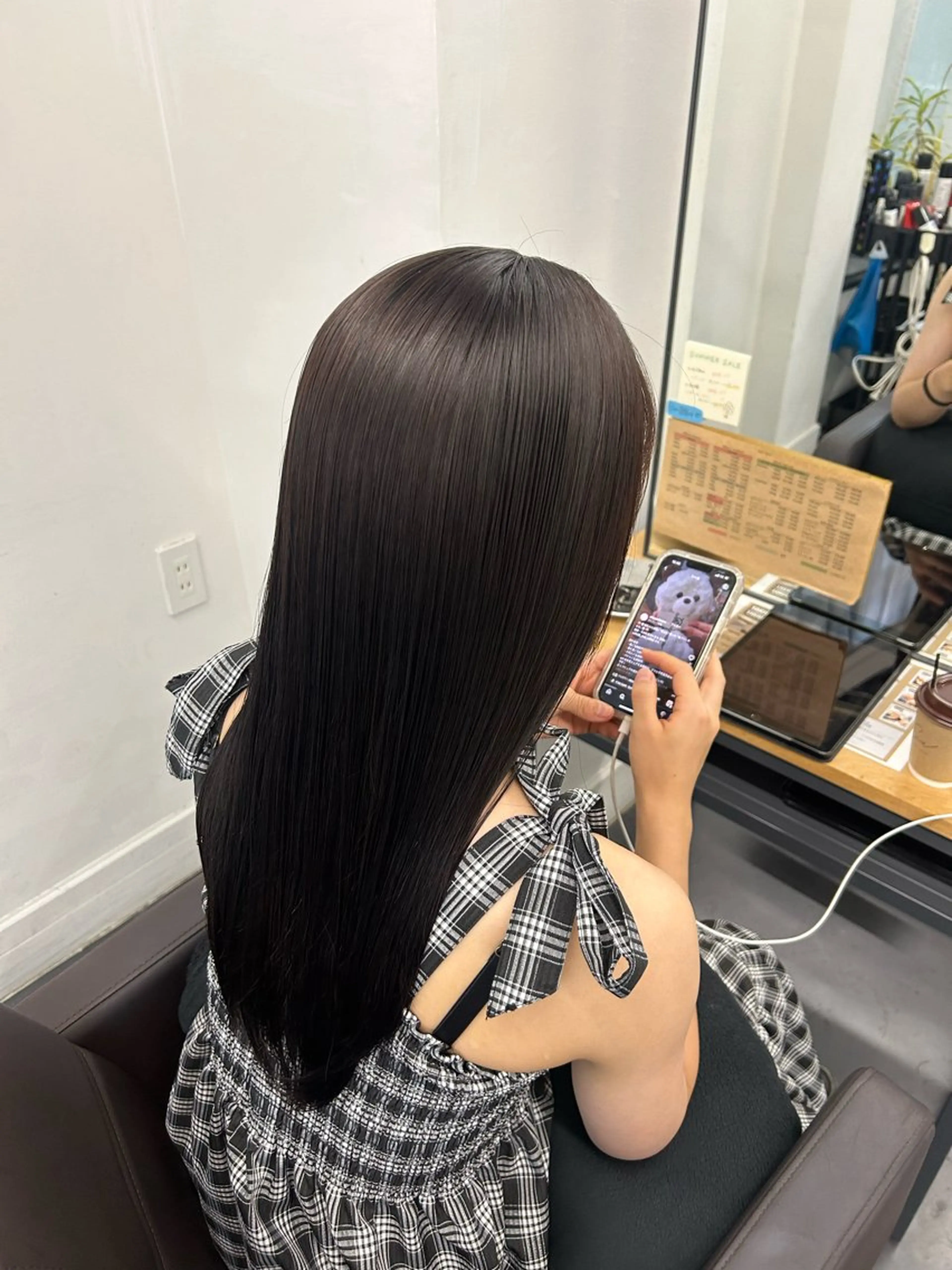 【やわからストレート🎀💫】全頭縮毛矯正(リタッチのみ可)の写真