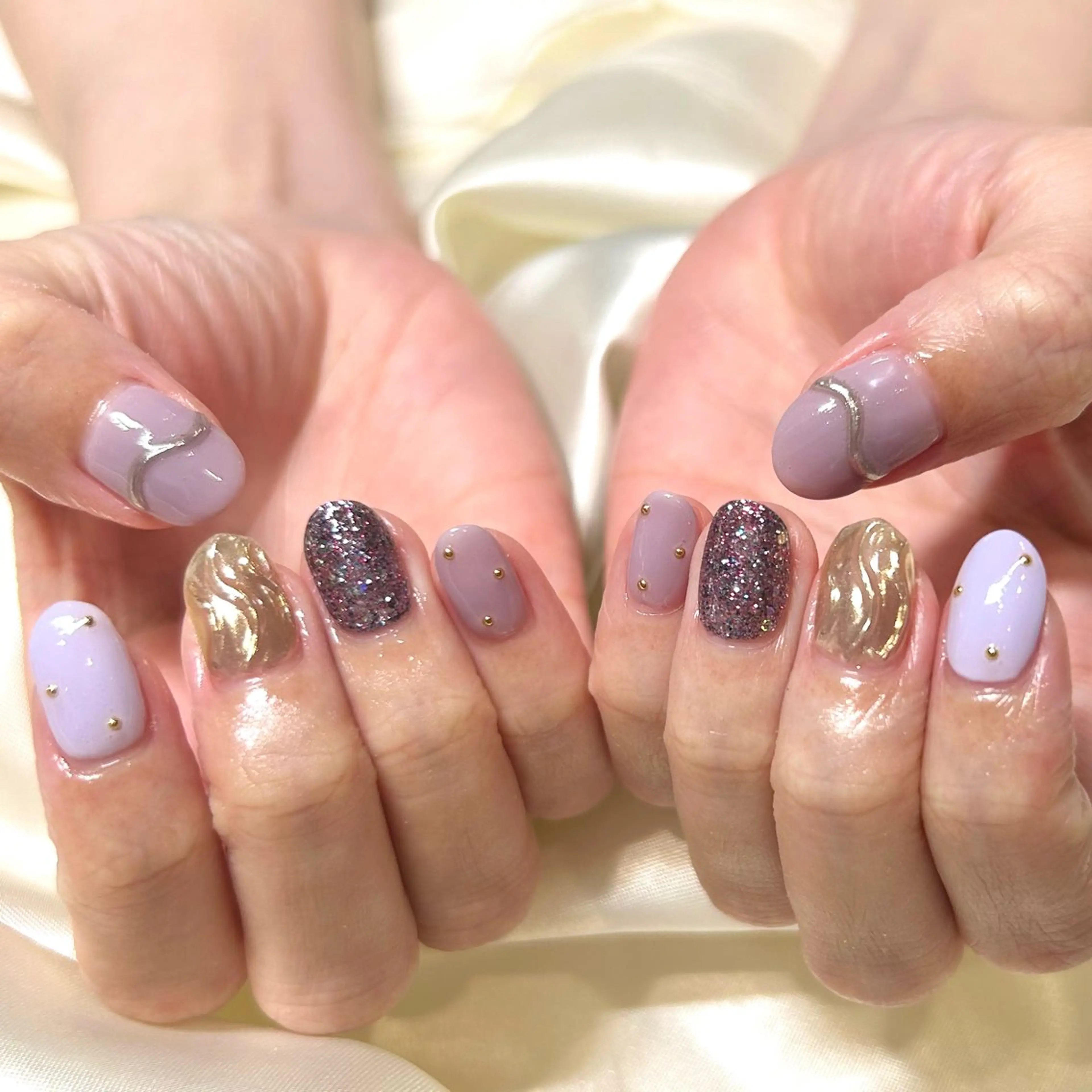 ネイル 長瀬 瑠霞のネイルデザイン