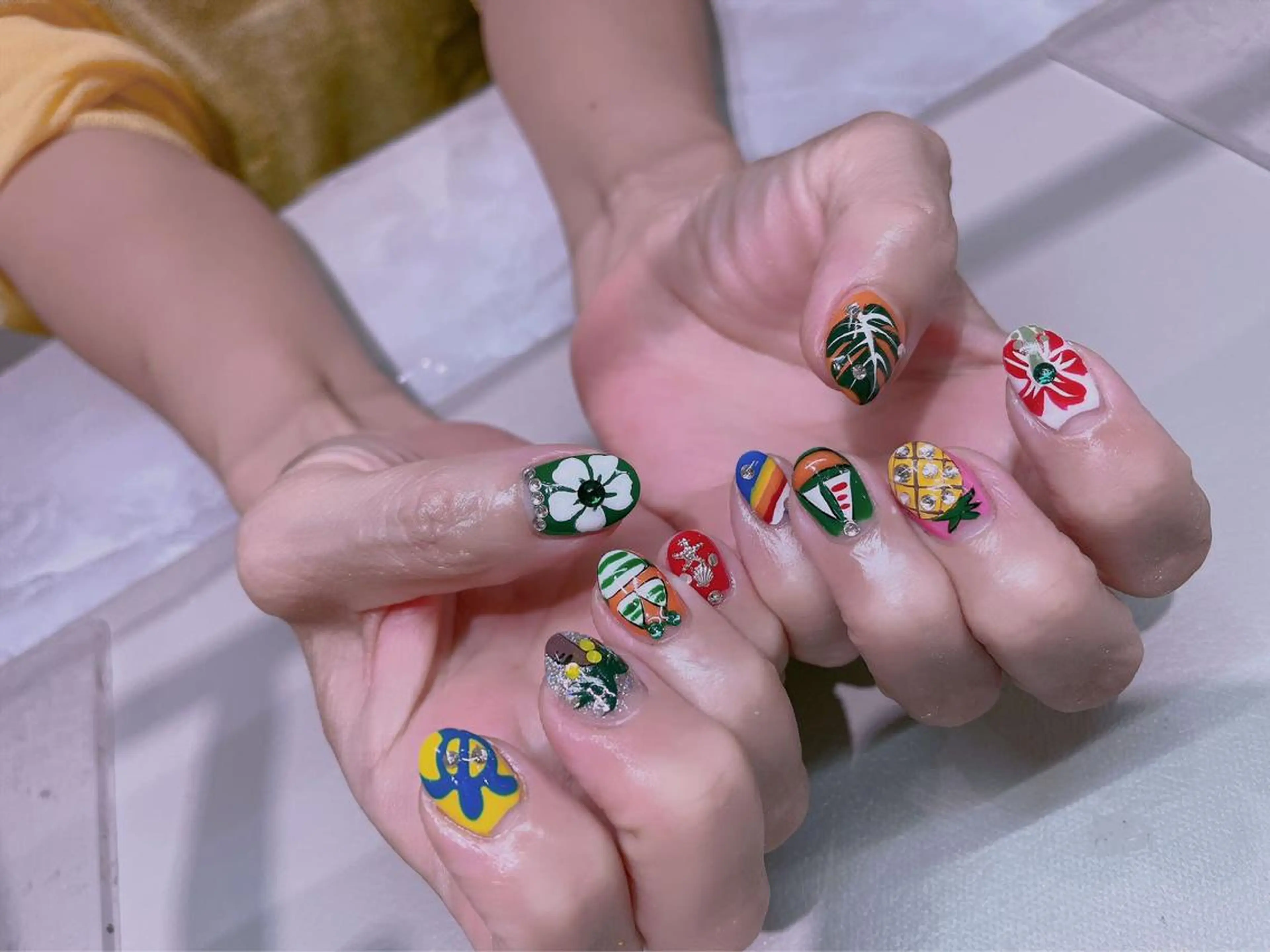 ネイル 長さだし専門店 M2　rikaのネイルデザイン