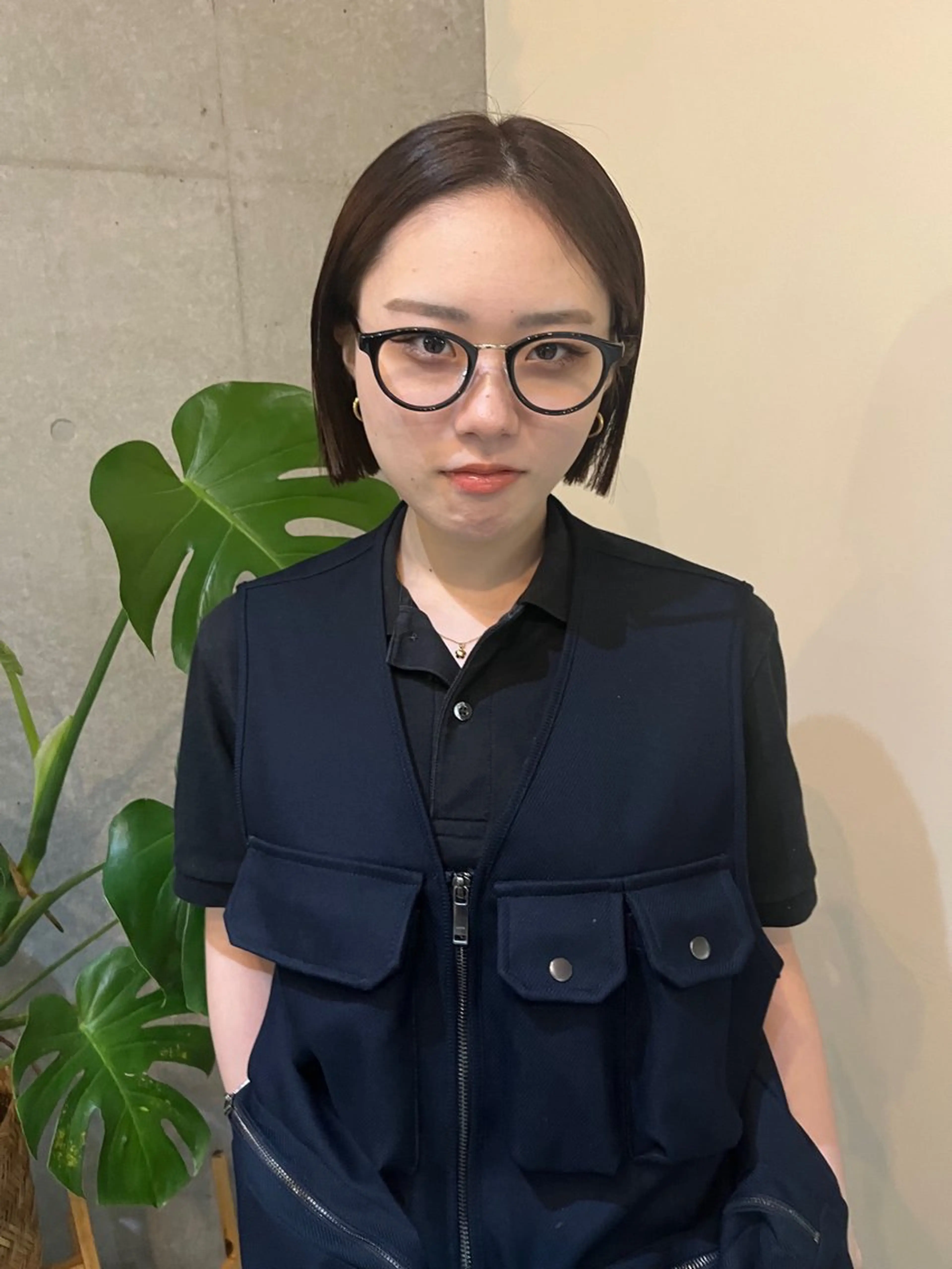 ショート レイヤーカット\ウル フ　chinatsuのヘアスタイル