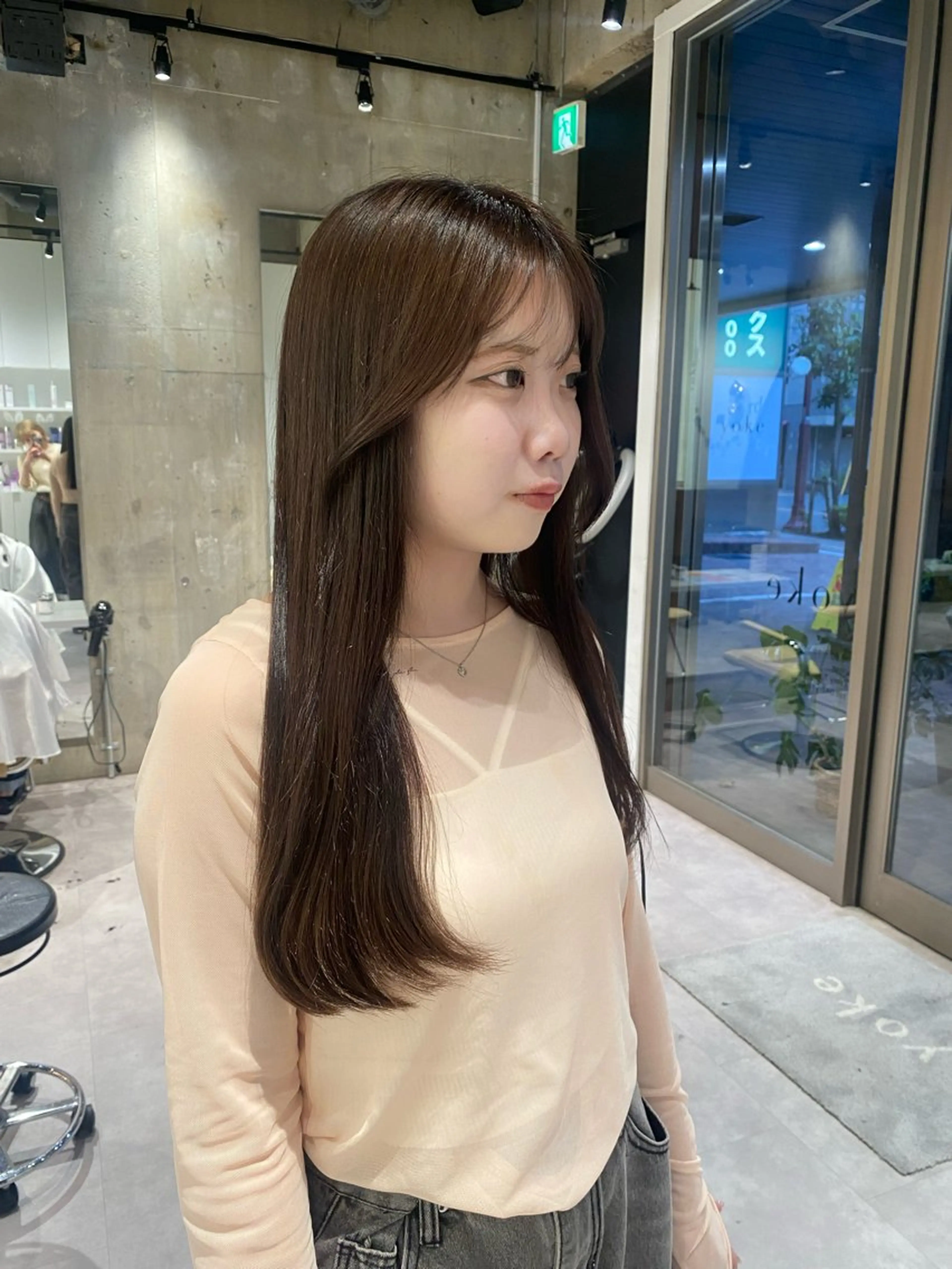 ロング カラー ブラウンカラー ヘアカラー mina🪐立川駅/ レイヤー/ボブのヘアスタイル