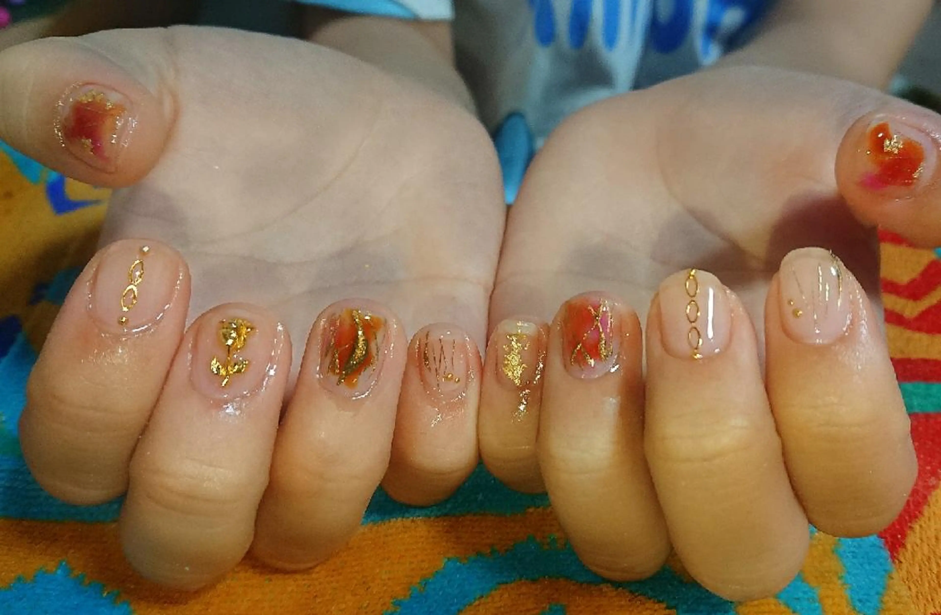 ネイル クリアネイル ショートネイル hair make Ongg所属・鷲野 祐子のエステ・リラクイメージ