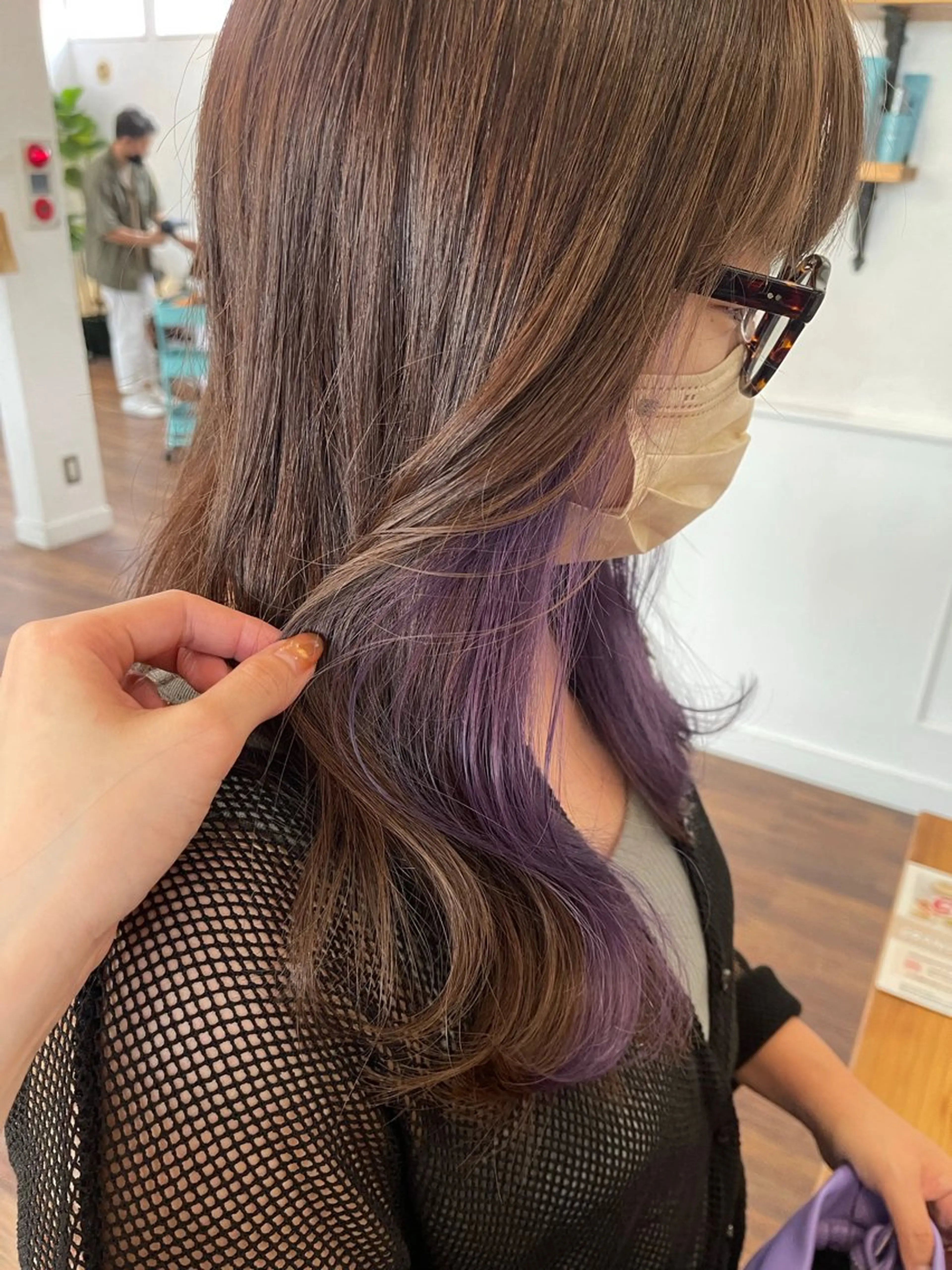 ロング 関根 沙季のヘアスタイル