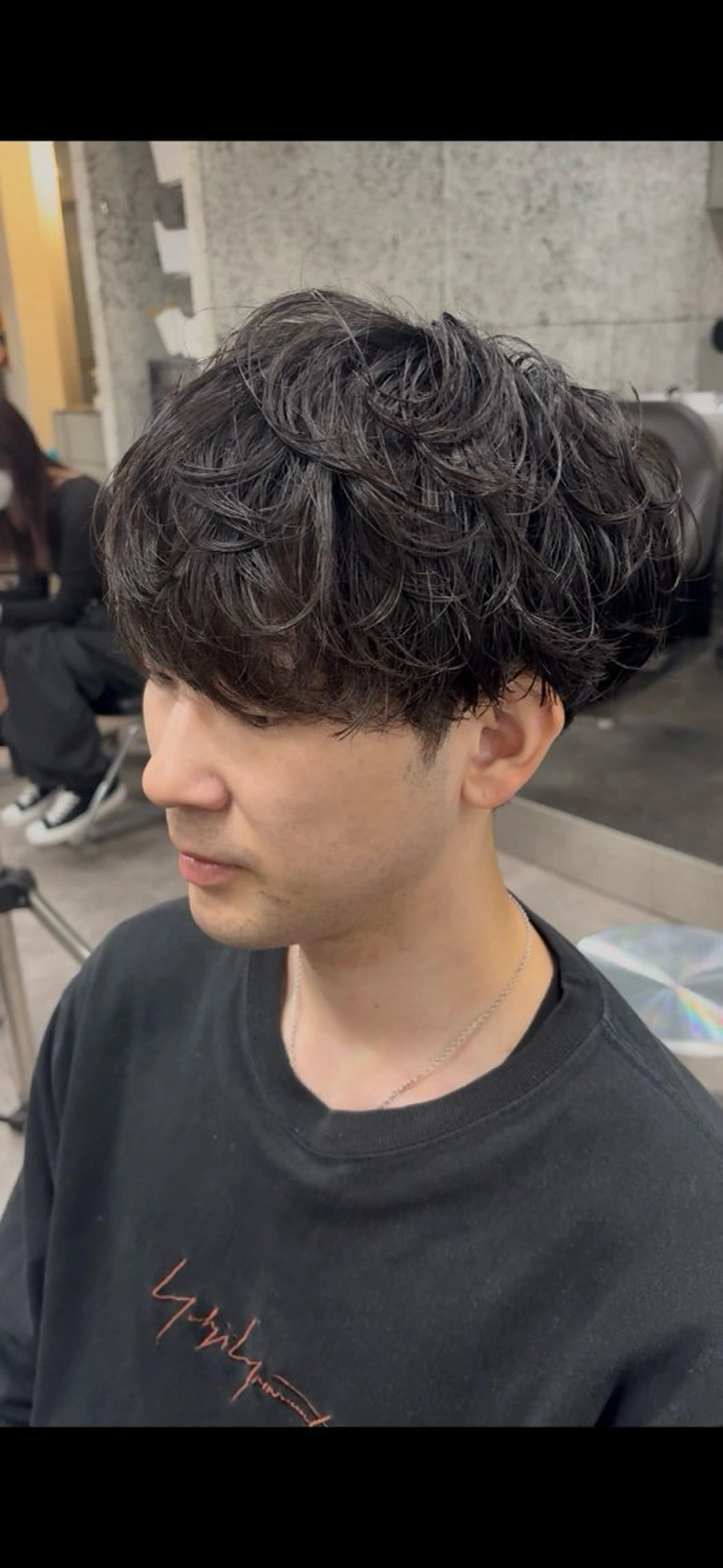 パーマ メンズ メンズパーマ カット パーマ 似合わせヘア/ ハイライト/廣田歩のヘアスタイル