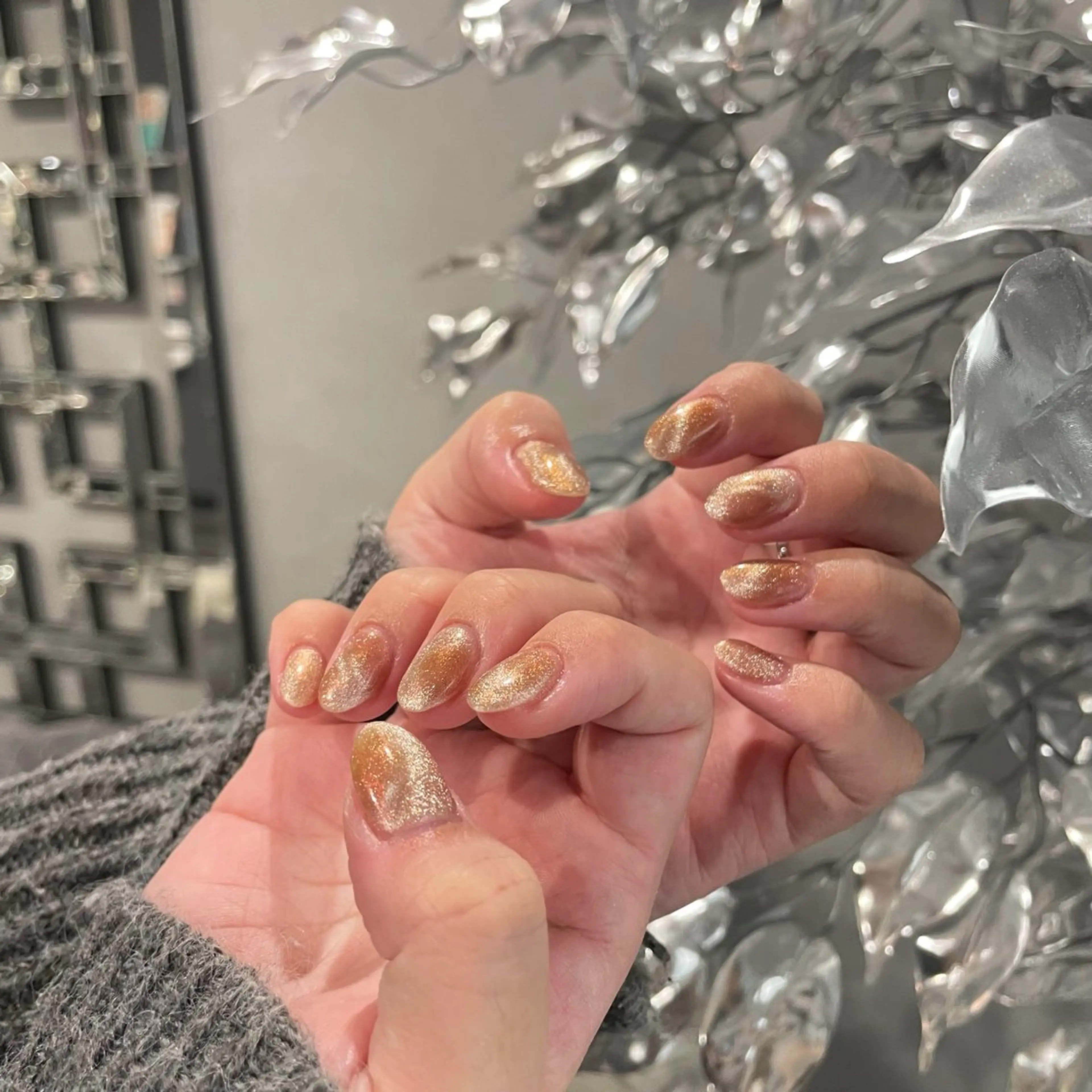 ネイル 長さ出し マグネットネイル ワンカラーネイル ハンドネイル Dahlia Beautyのエステ・リラクイメージ