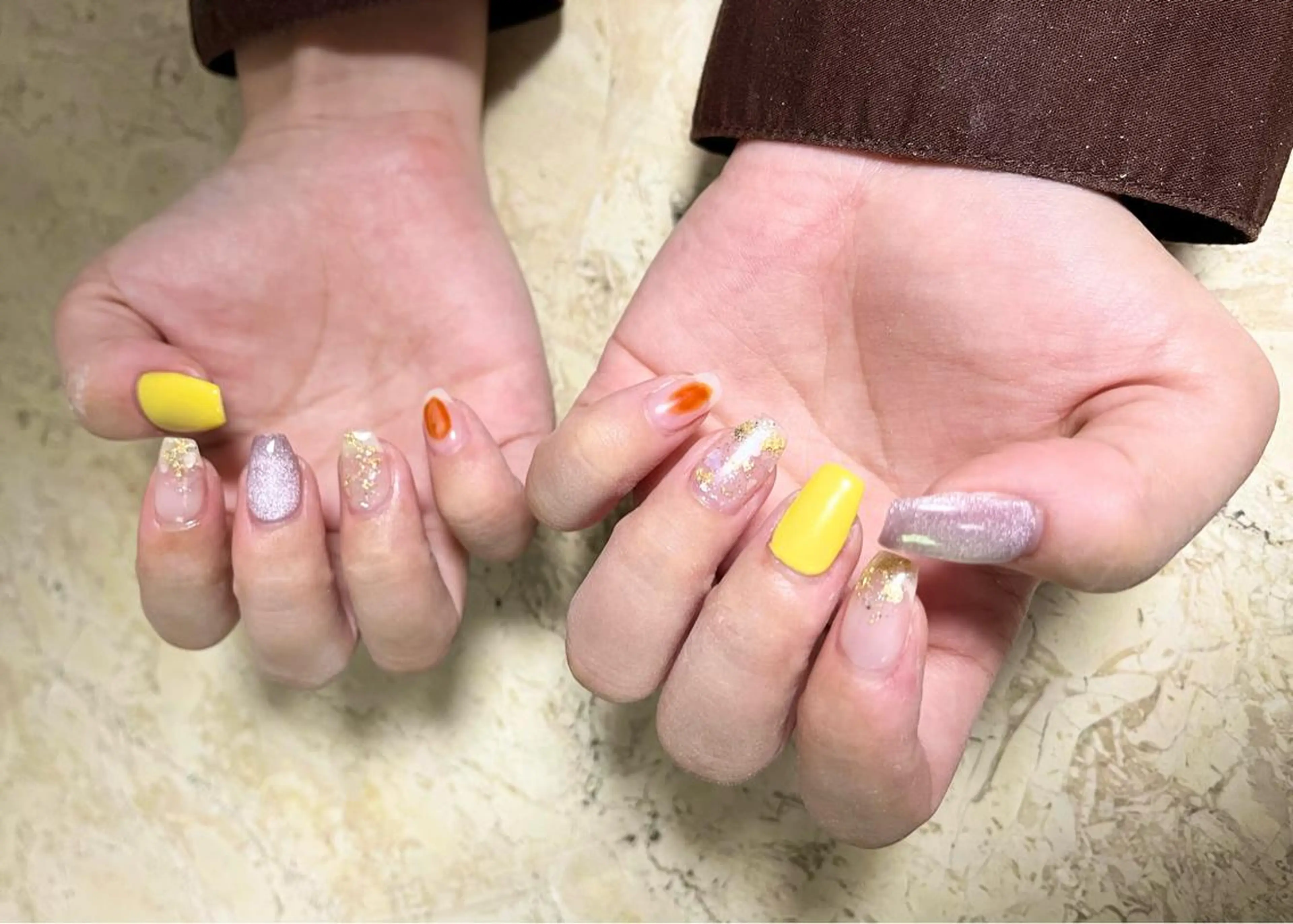 ネイル クリアネイル ジェルネイル 氷ネイル・うるうるネイル 韓国ネイル マグネットネイル ハンドネイル mieux IZUMiのネイルデザイン