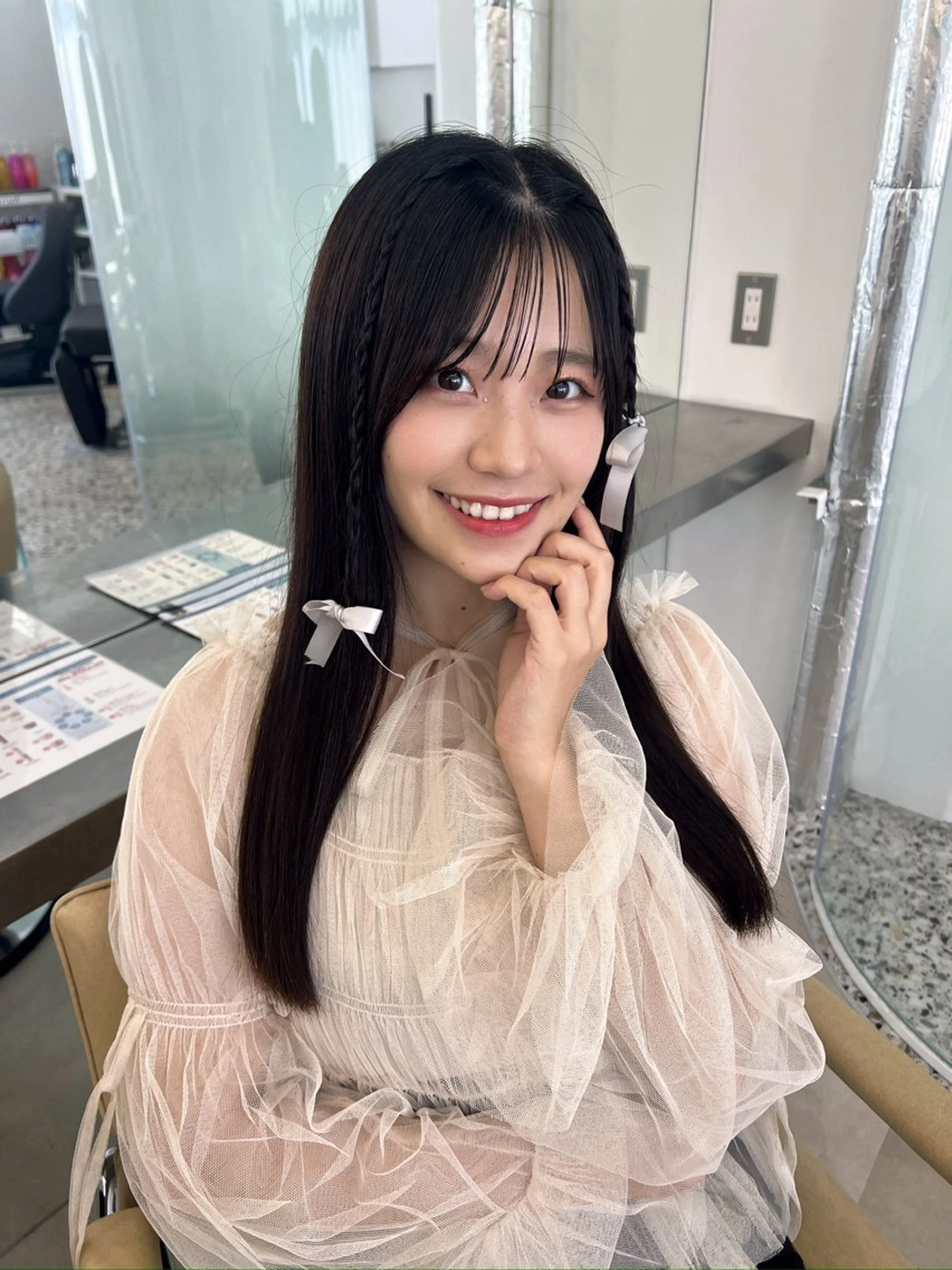 🐈🤎記念日やイベント前に🤎🐈【 前髪カット+ヘアセット】の写真