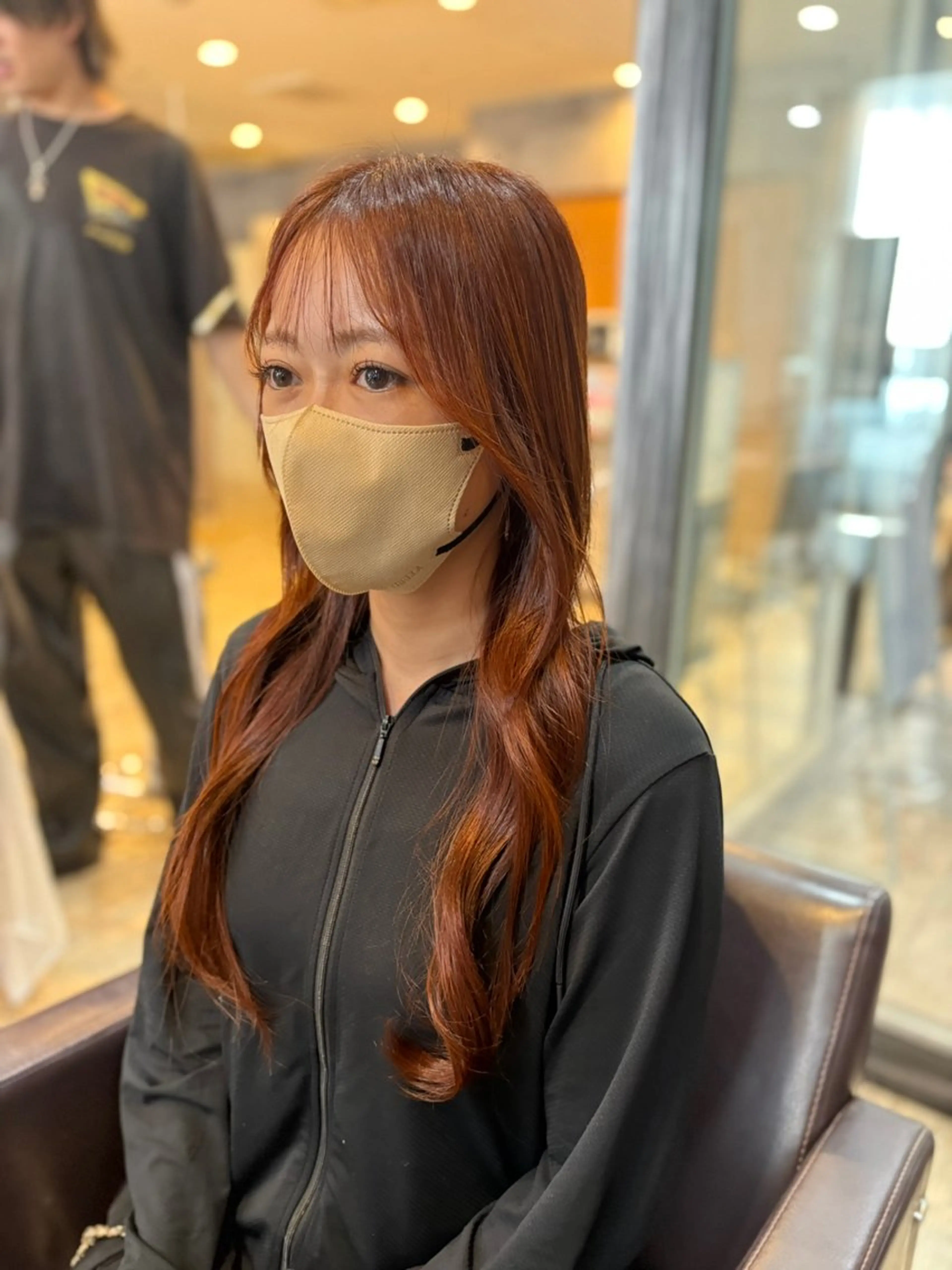 ロング カラー カット ヘアカラー 艶カラー 藤澤さくらのマツエク・マツパデザイン