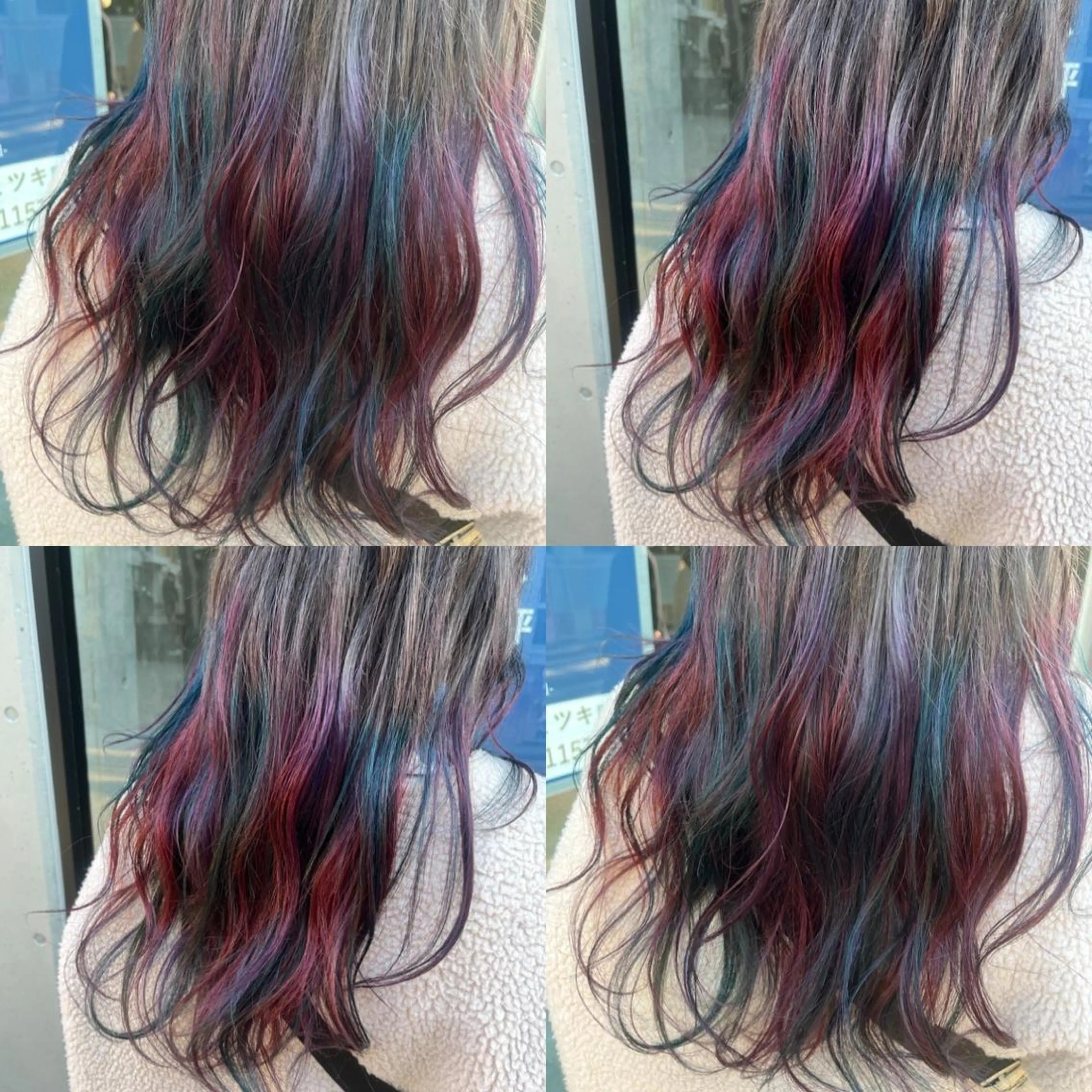 ロング カラー グラデーションカラー ユニコーンカラー カット ヘアカラー トリートメント 原宿サロン代表 デザインカラー伊藤卓のヘアスタイル