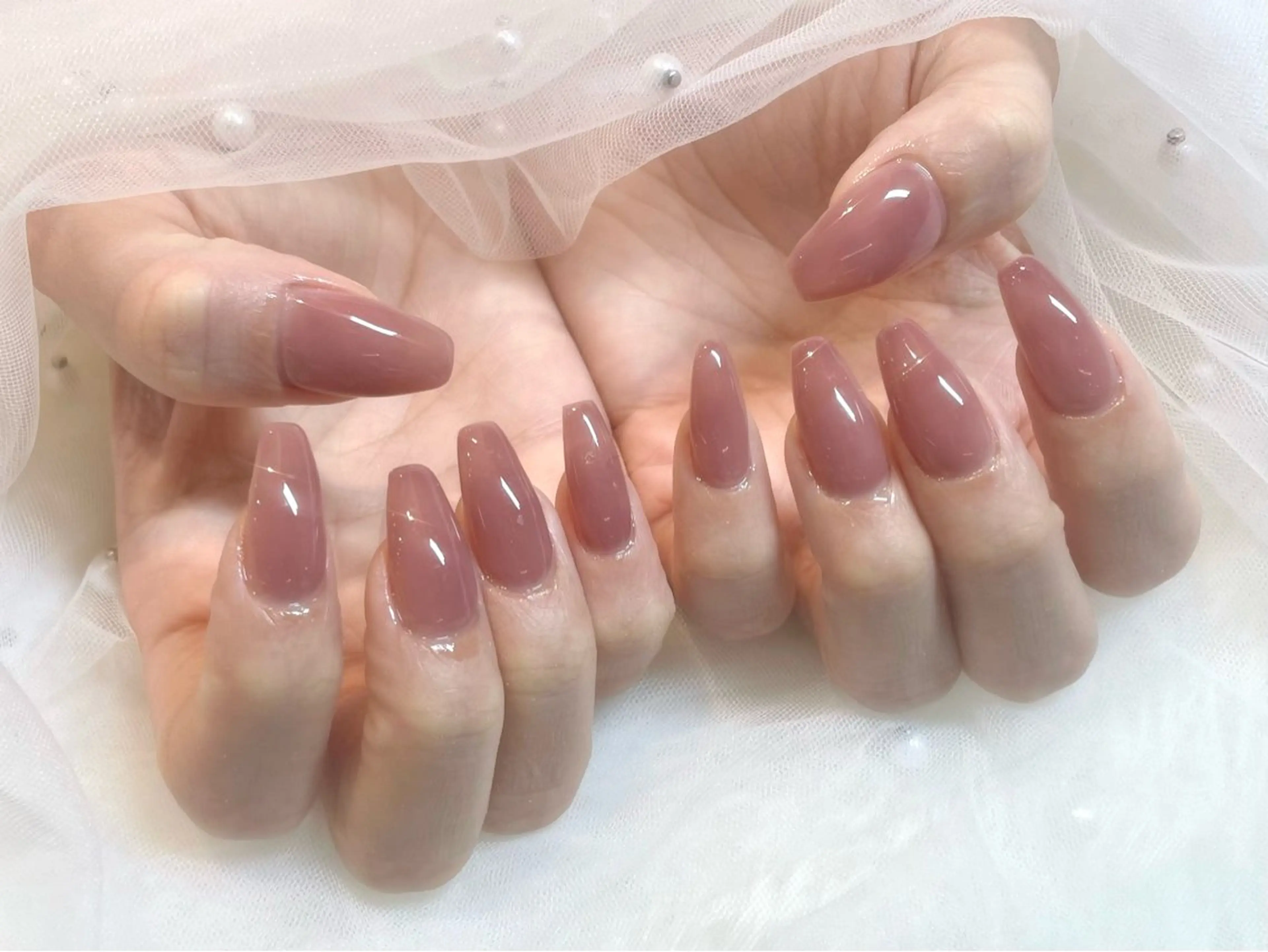 ネイル ワンカラーネイル ハンドネイル ANDY💫 KANONのネイルデザイン