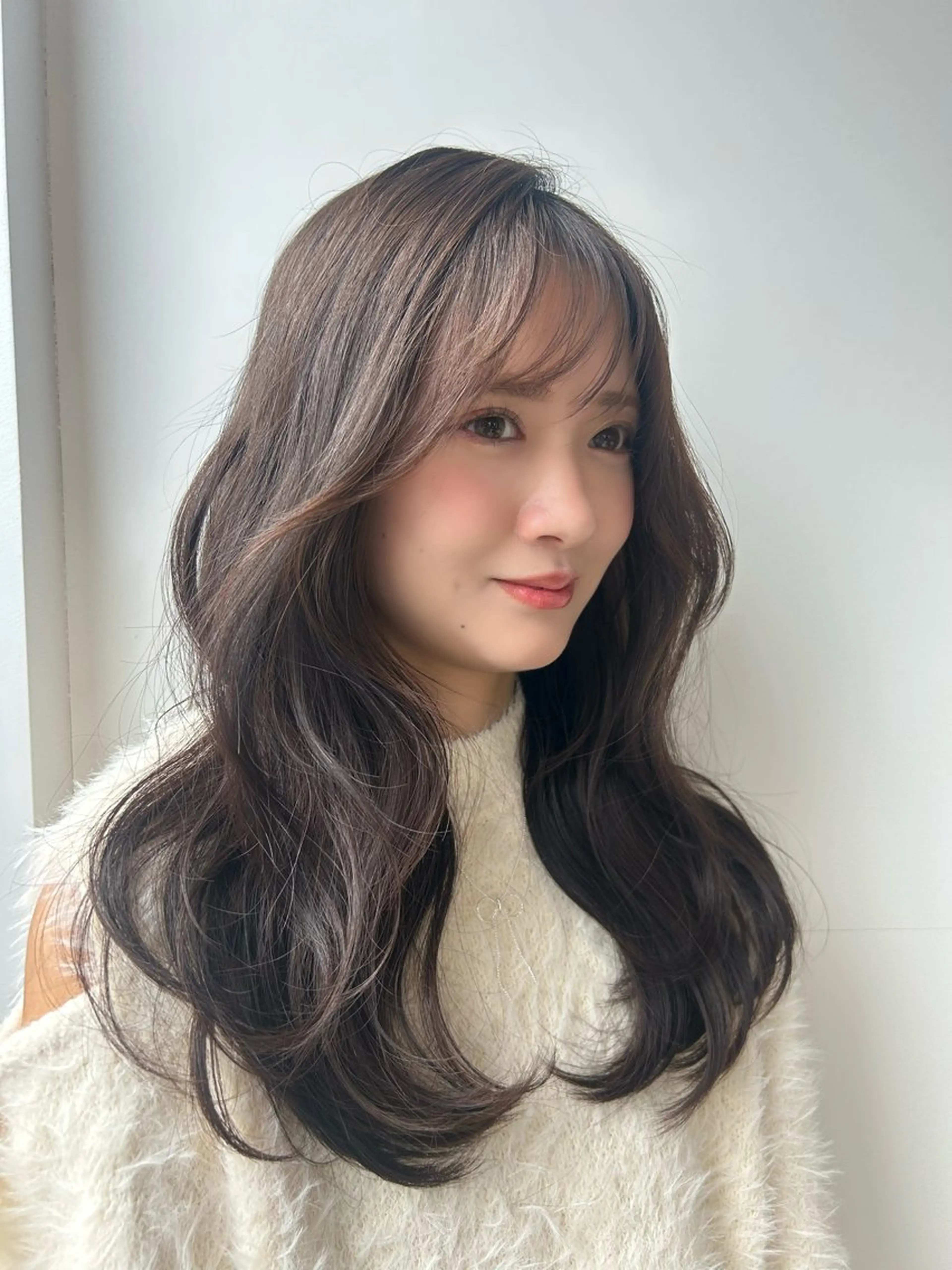 ロング カラー デート ヘアカラー トリートメント MINX RICCa /ユナのヘアスタイル