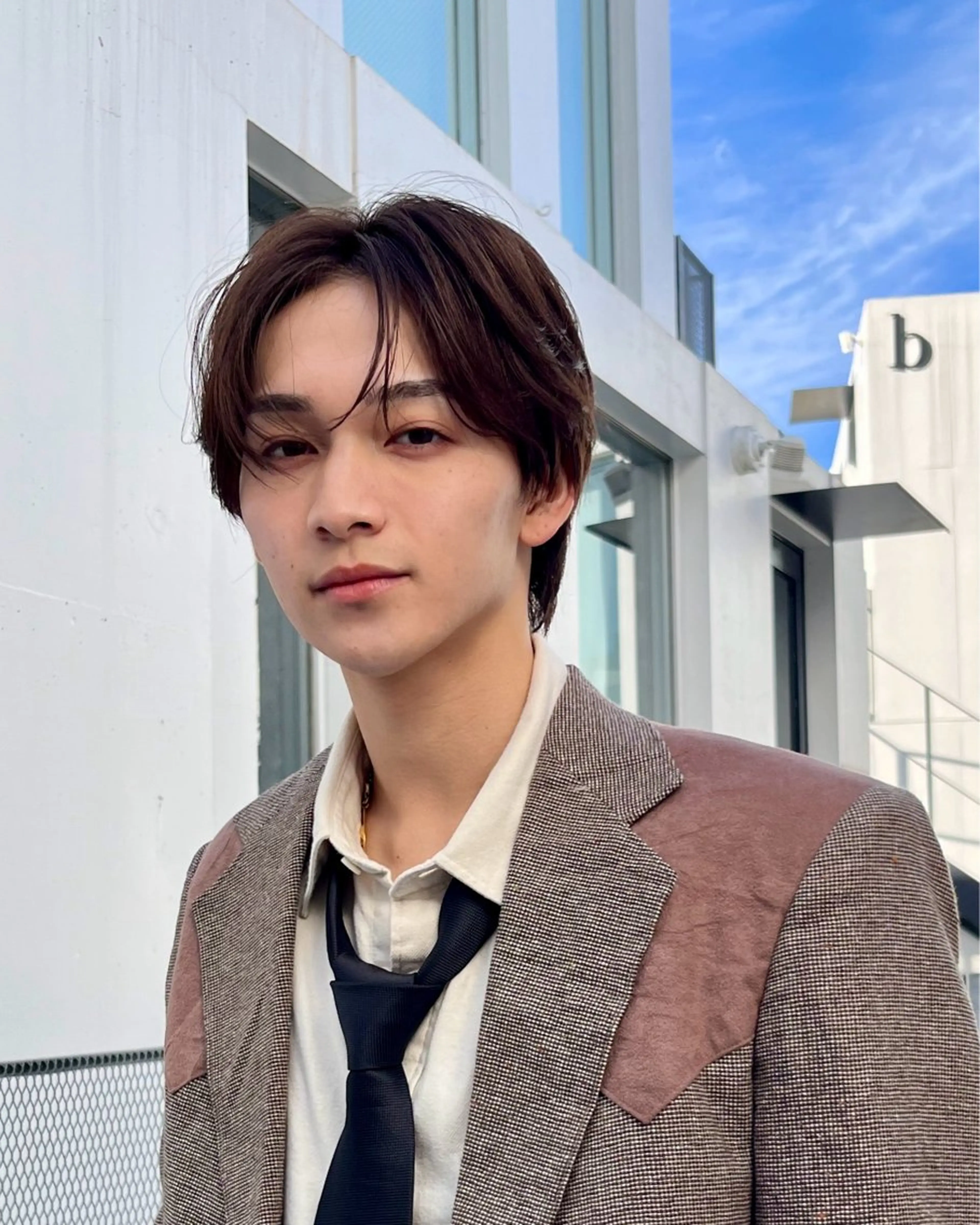 カラー メンズ GROW middle所属・山梨 洸のヘアスタイル