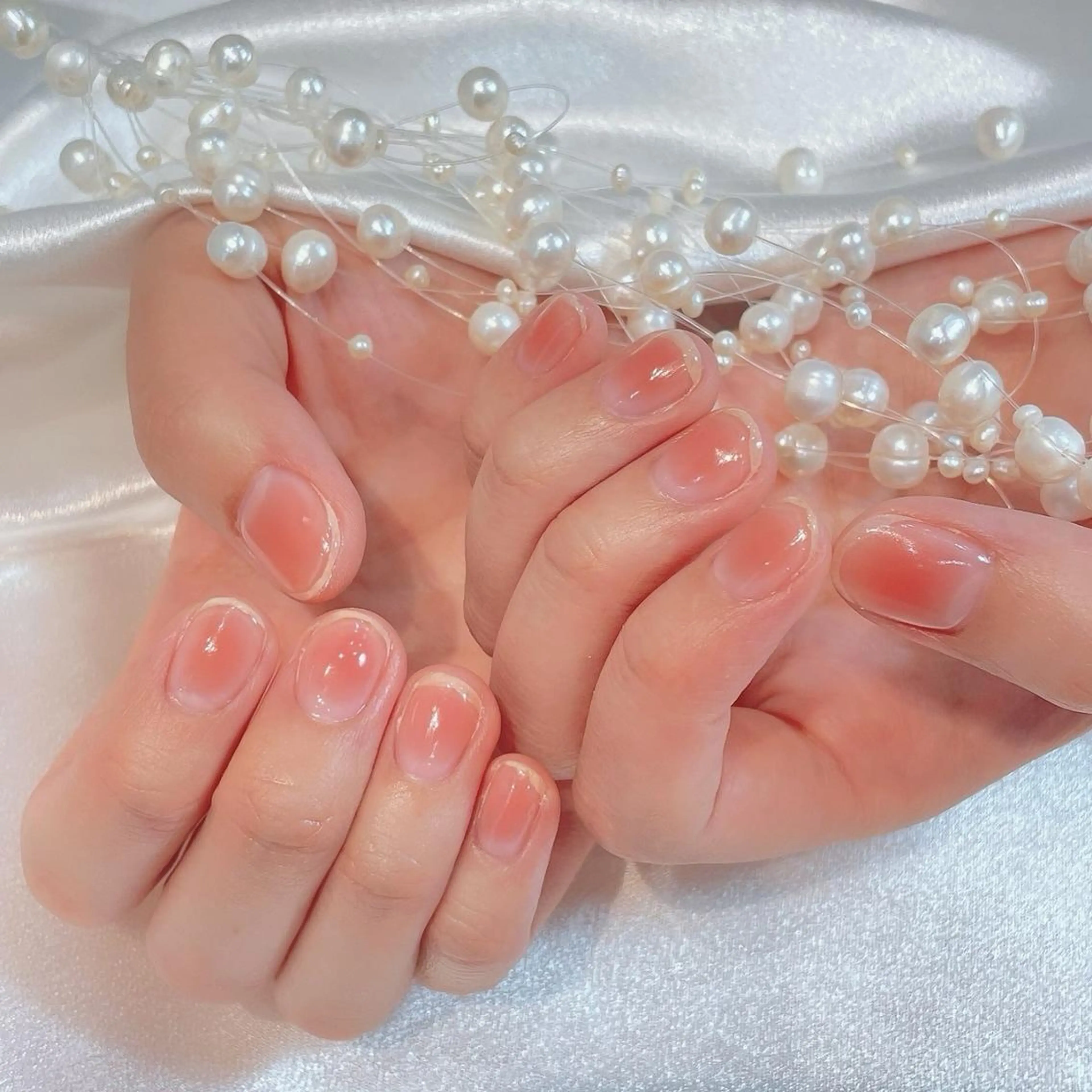 ネイル RAFFINE 月🦋🩵のネイルデザイン