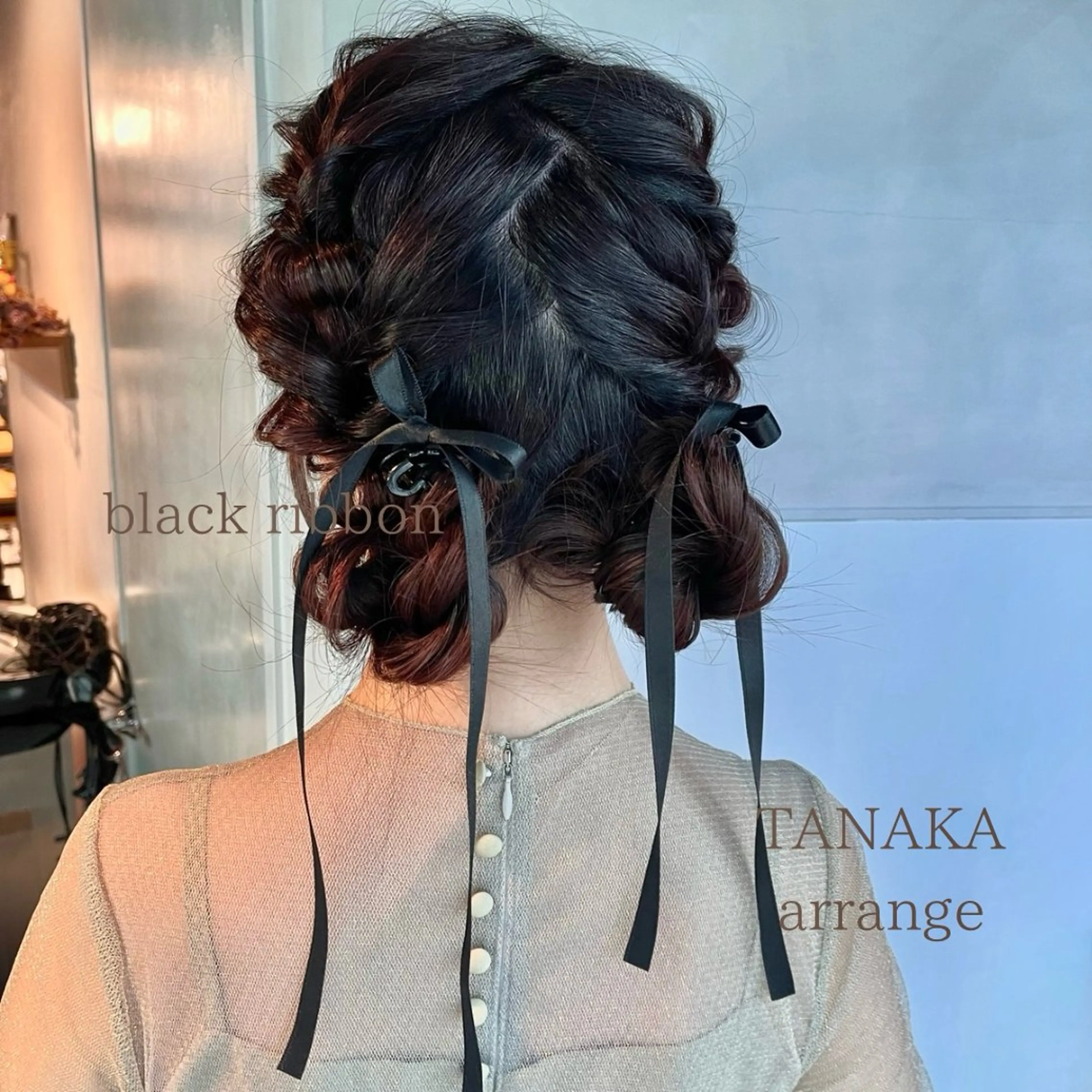 ヘアアレンジ 結婚式・ブライダル 卒業式のヘアスタイル ヘアセット charm《銀座》 ヘアセット/縮毛矯正のヘアスタイル