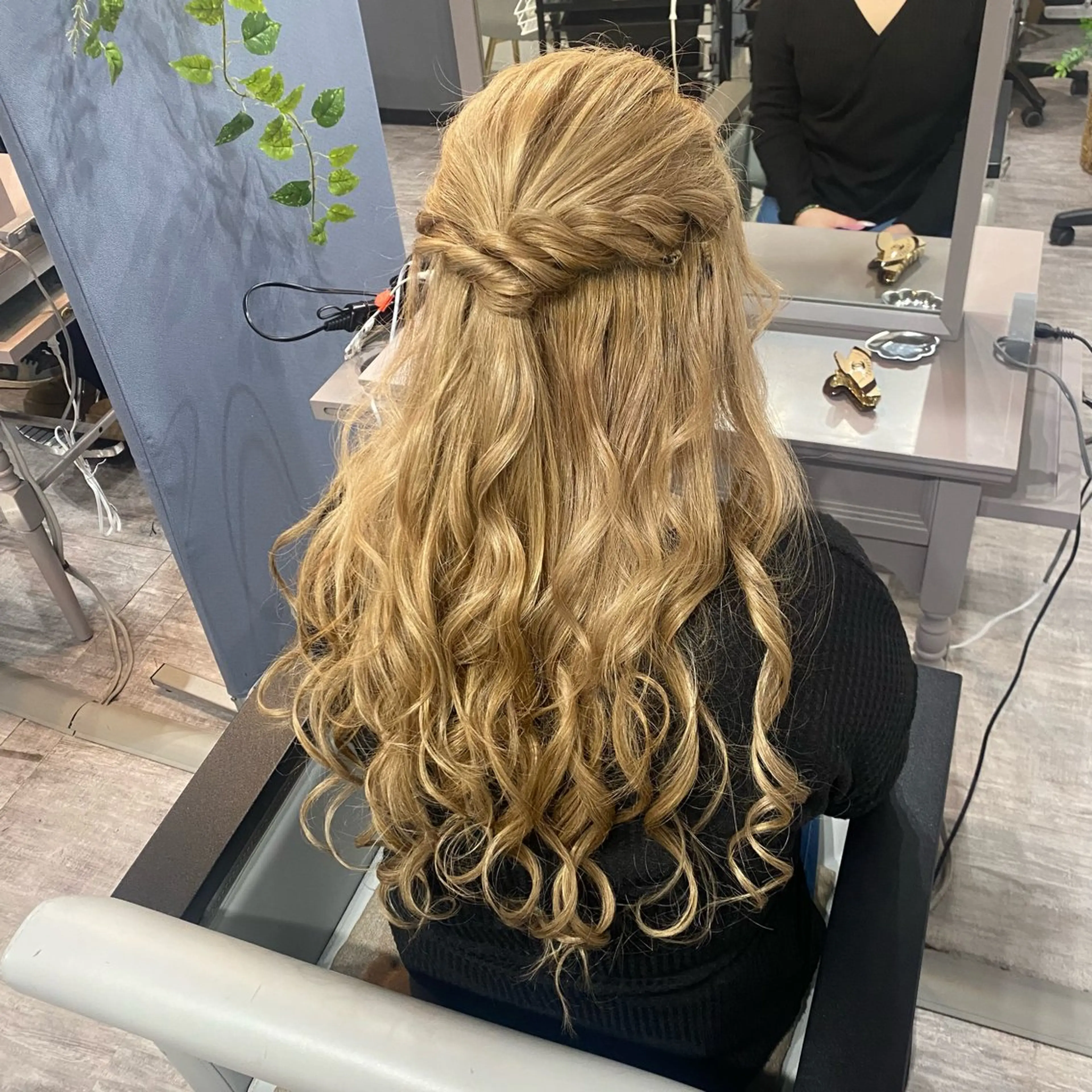 🎀イベント前やお出かけ前に🎀ハーフアップ￥3500の写真