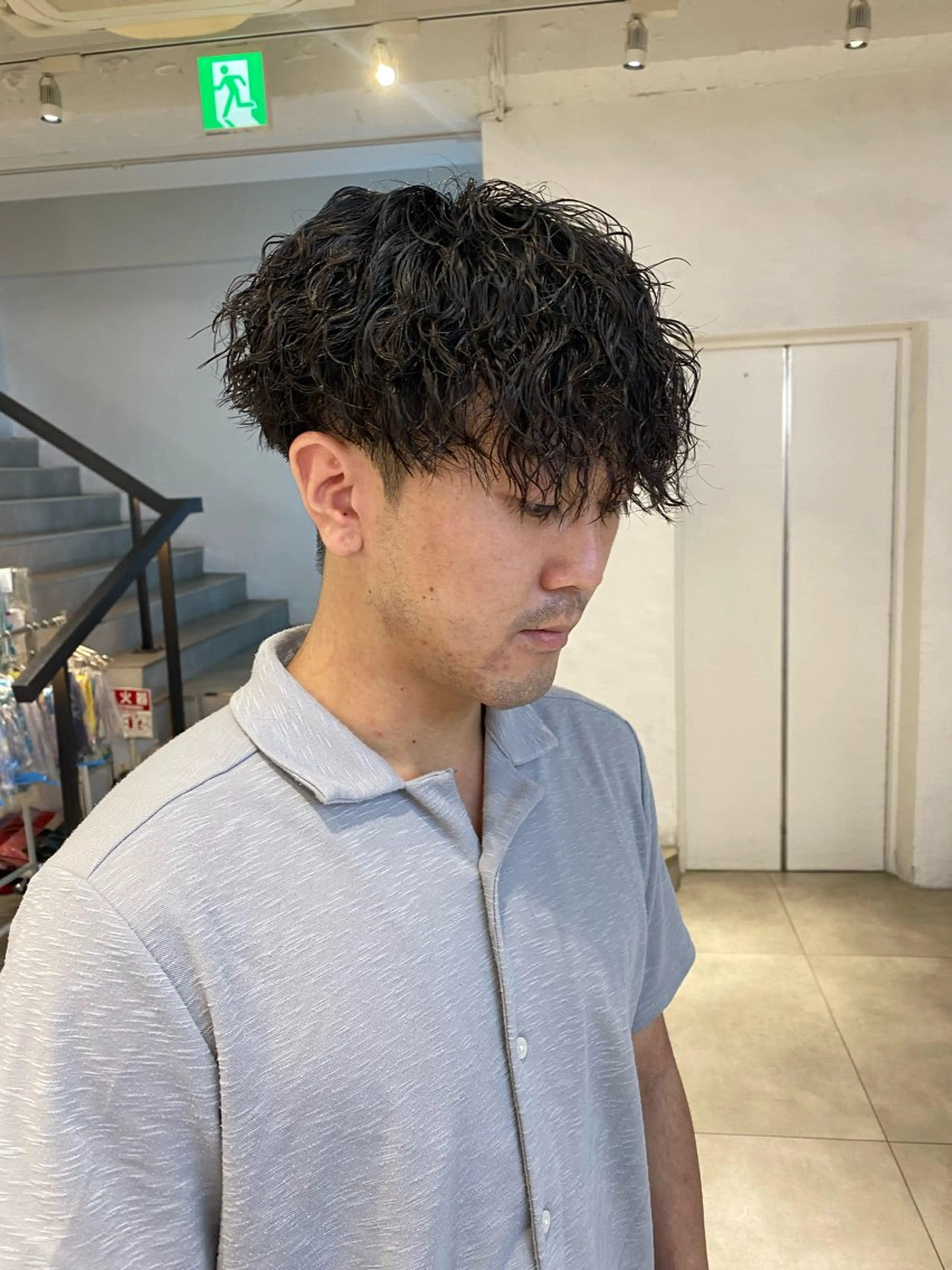 パーマ メンズ 新宿【メンズパーマ】 塩澤太一のヘアスタイル