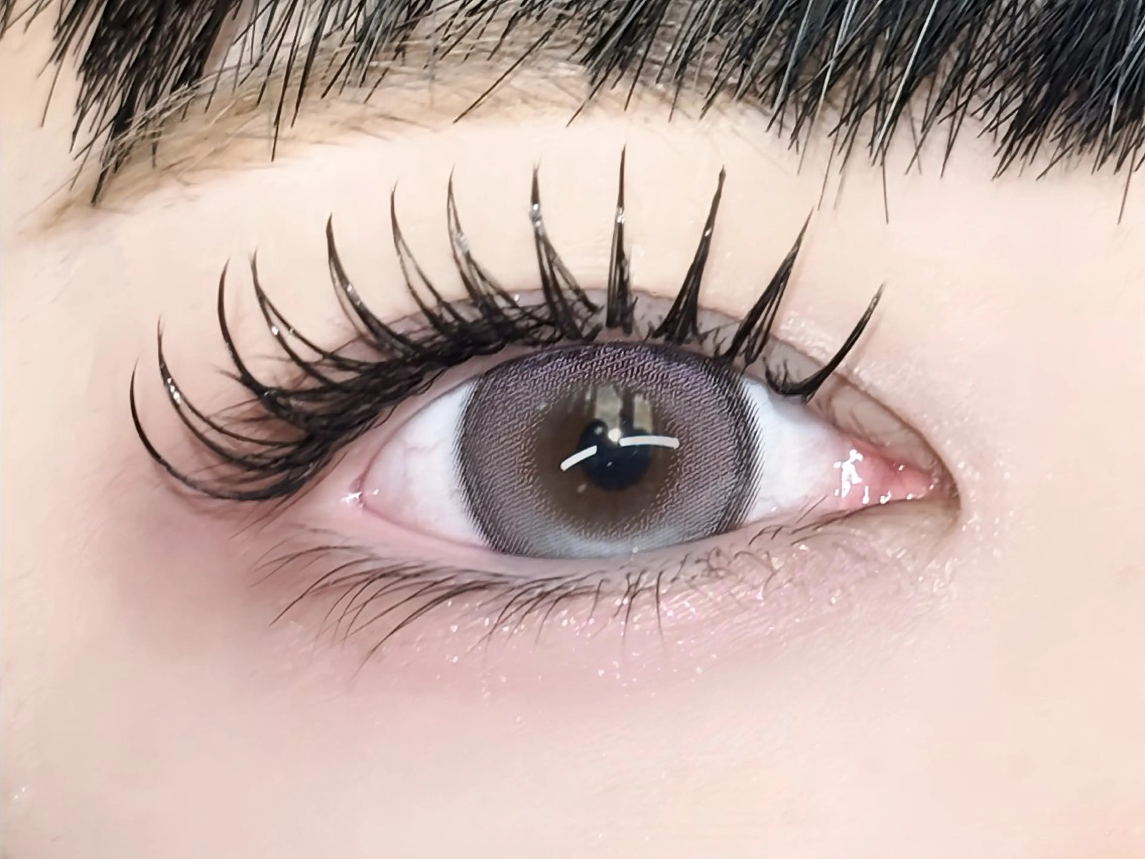 マツエク・マツパ 束感まつ毛 フラットラッシュ ナチュラル マツエク FaB 千葉店所属・🩶LEDエクステ& 上下パーマRAN🪽のマツエク・マツパデザイン