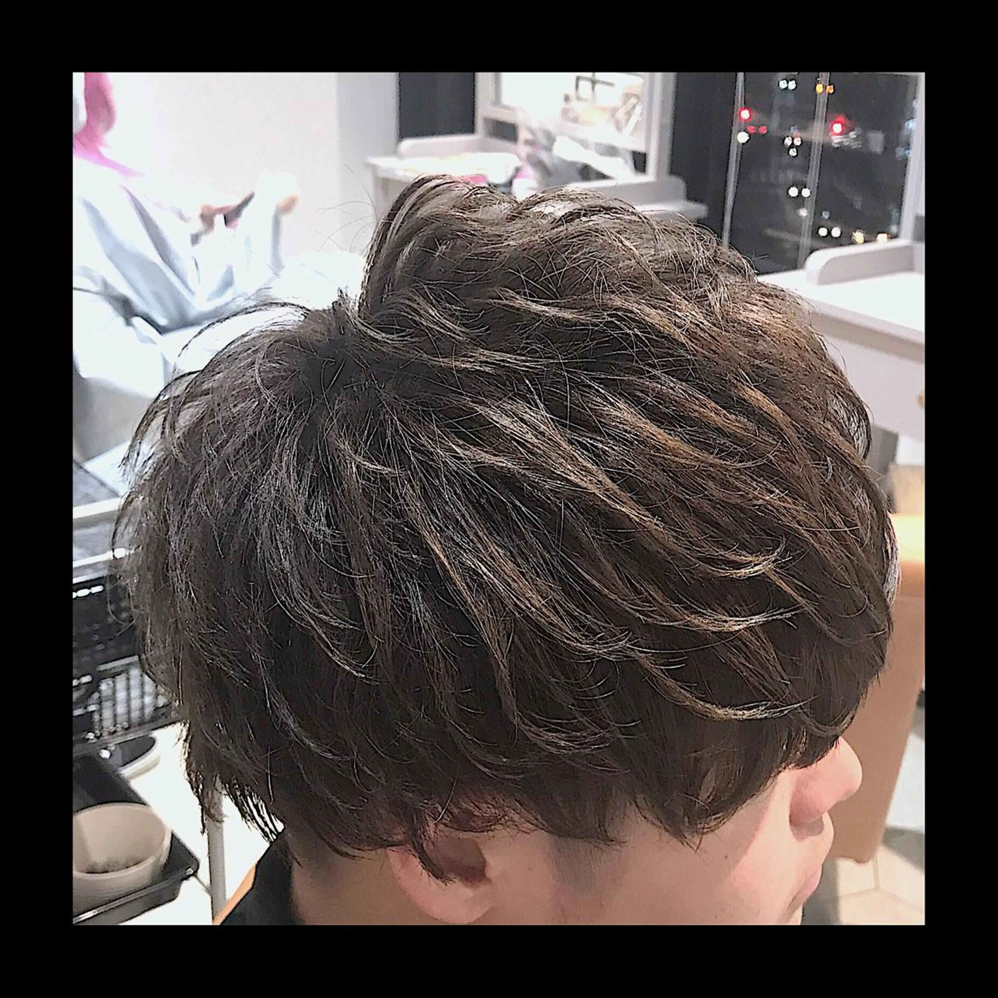 ショート メンズ 及川シゲル 髪質改善講師のヘアスタイル