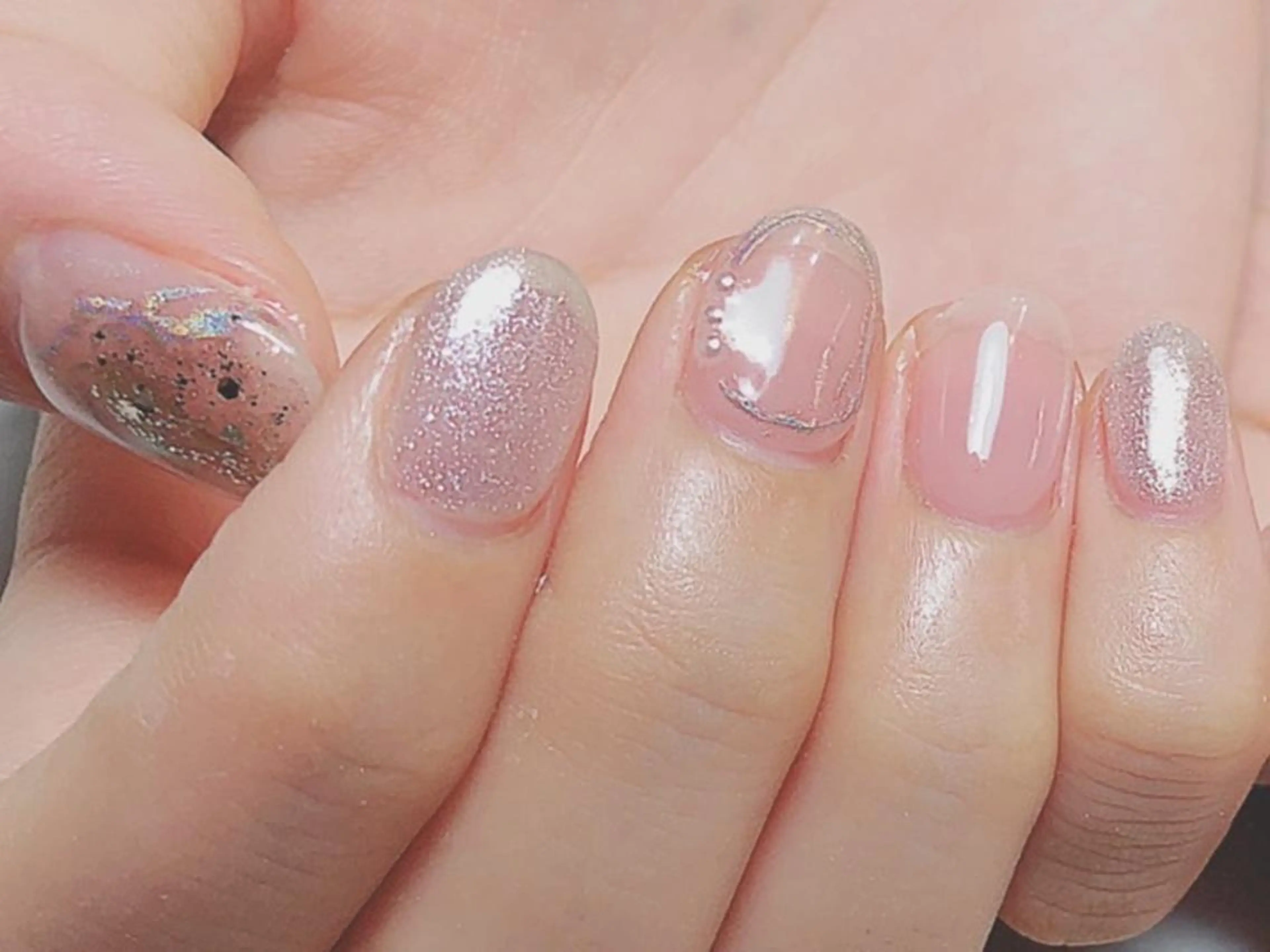 ネイル アートネイル ジェルネイル ニュアンスネイル パラジェル Nailist Honamiのネイルデザイン