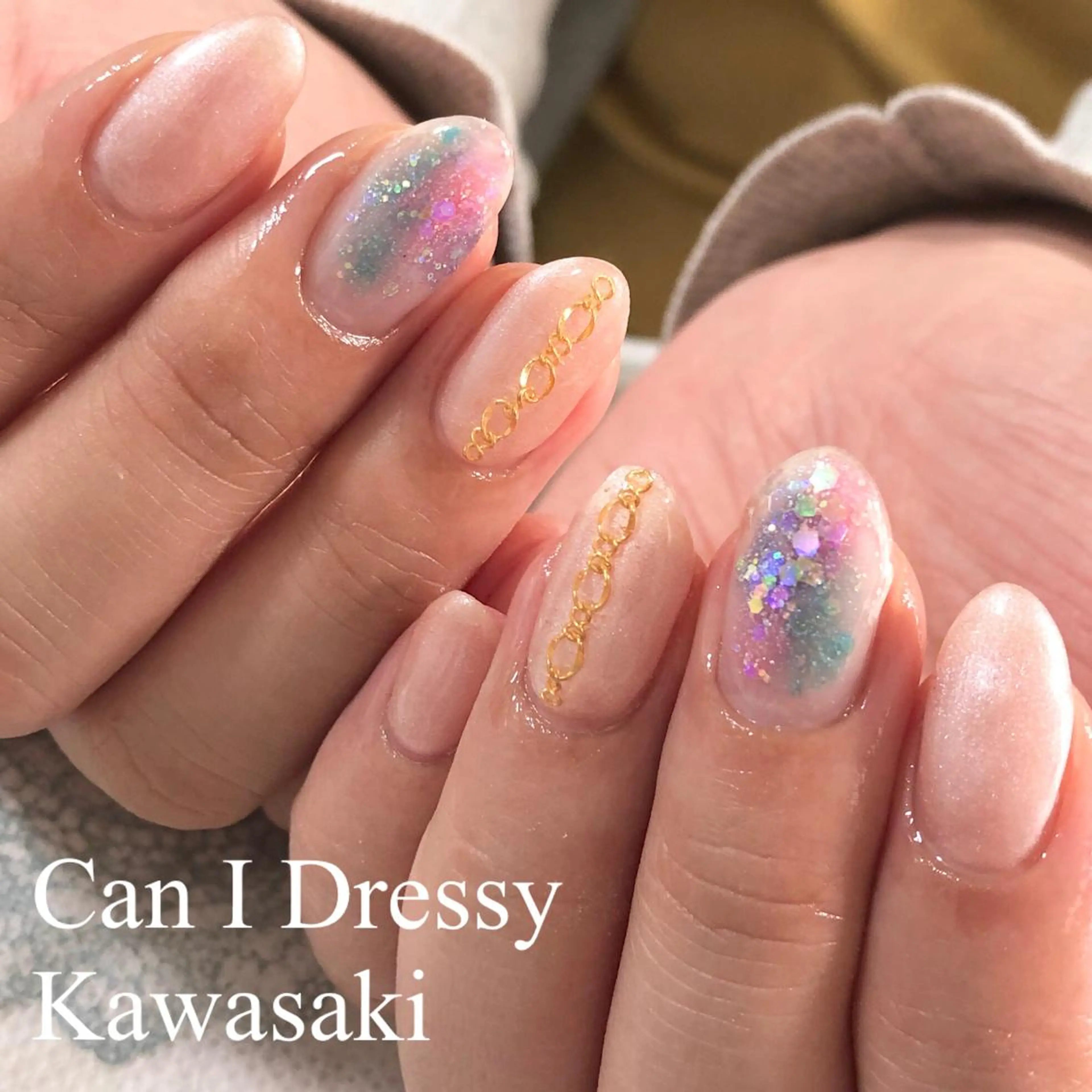 ネイル ラメ(グリッター) ハンドネイル Can I 川崎店 三島 久美子のネイルデザイン