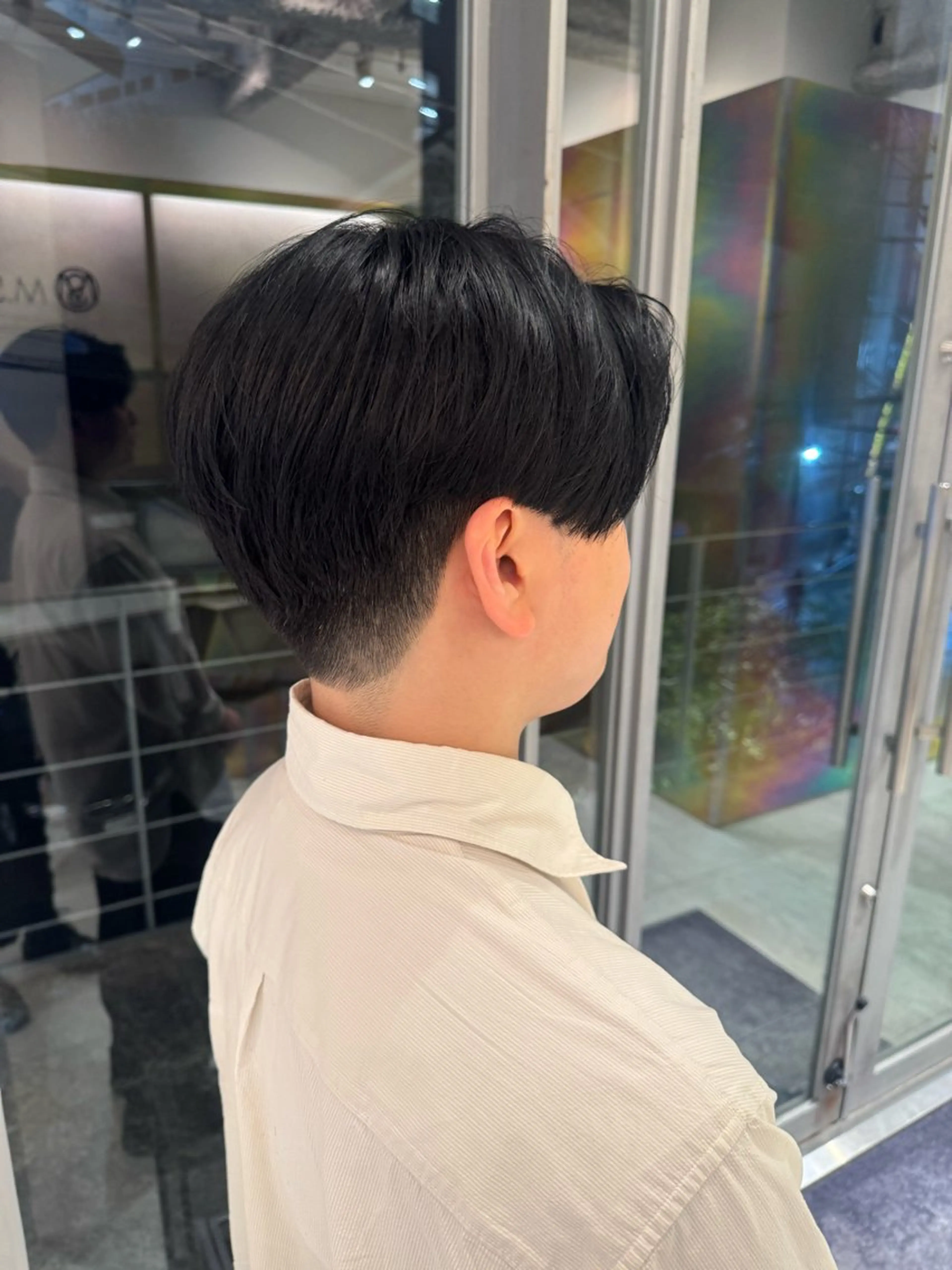 メンズ センターパート マッシュ 💞m.slash YUIのヘアスタイル