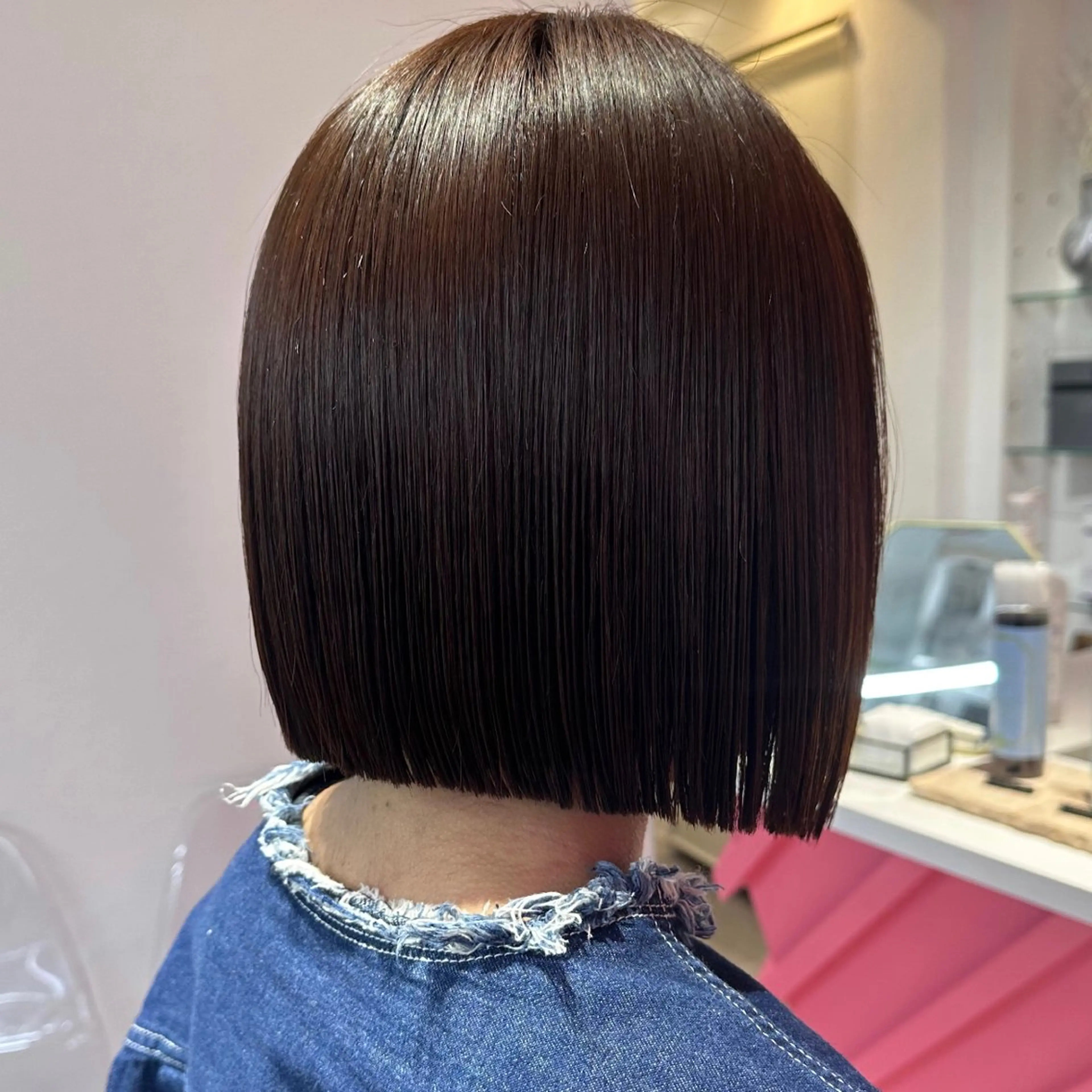 ショート カラー カット ヘアカラー トリートメント 原宿/ボブ/髪質 改善/レイヤー/優希のヘアスタイル