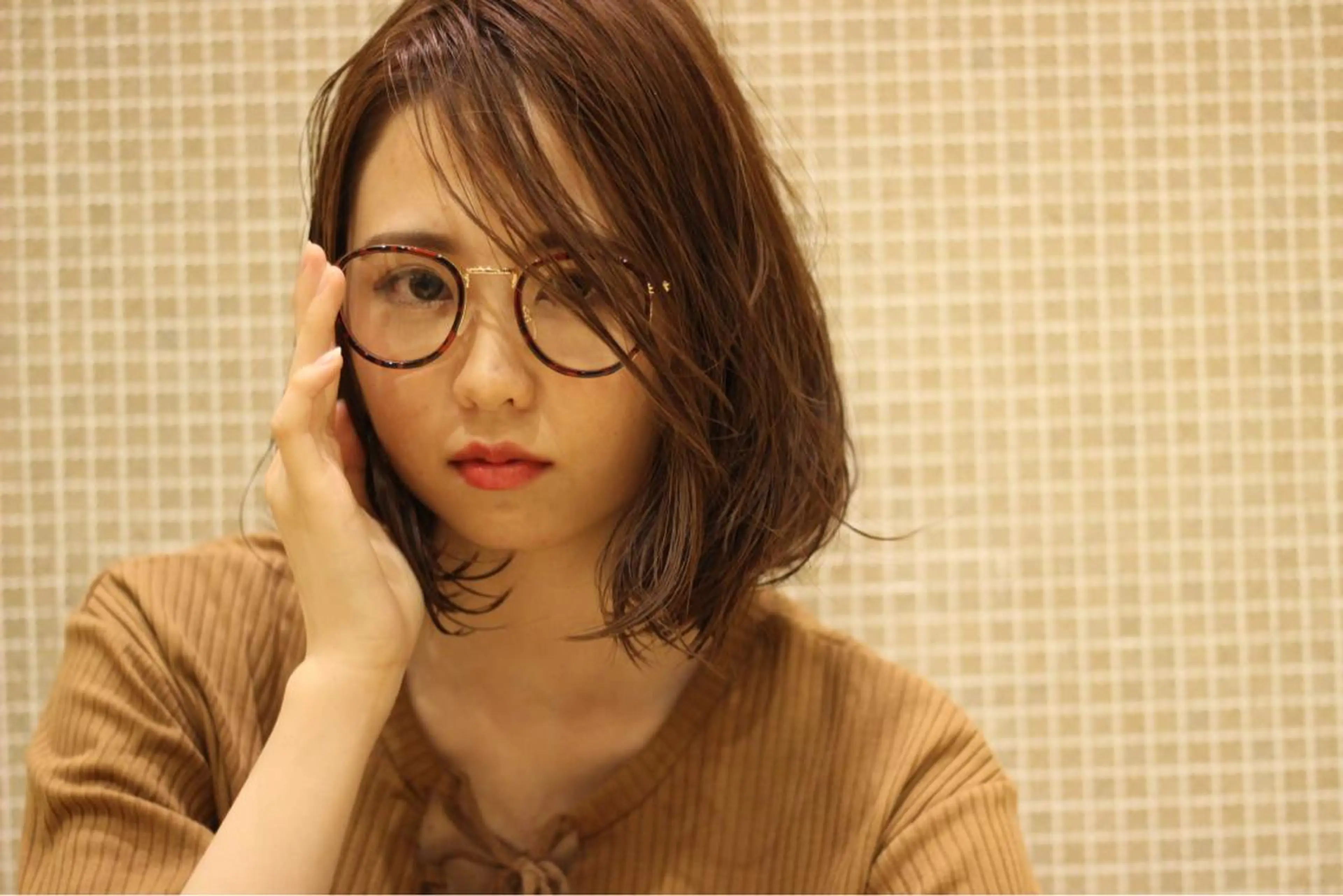 ミディアム 高橋 瑞季のヘアスタイル