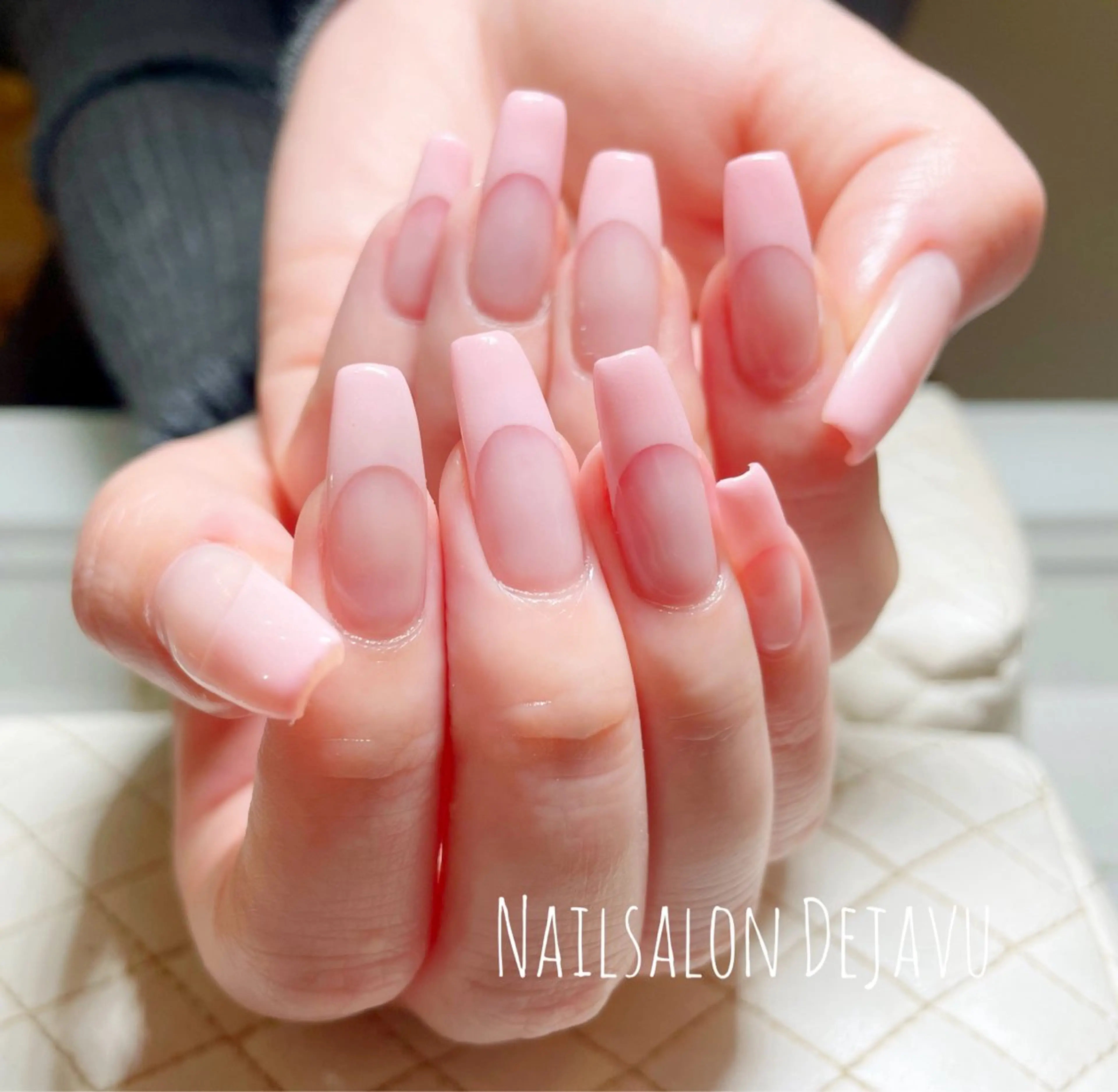 ネイル フレンチネイル ピンク ハンドネイル Dejavu所属・Nail salon Dejavu 🌿のネイルデザイン