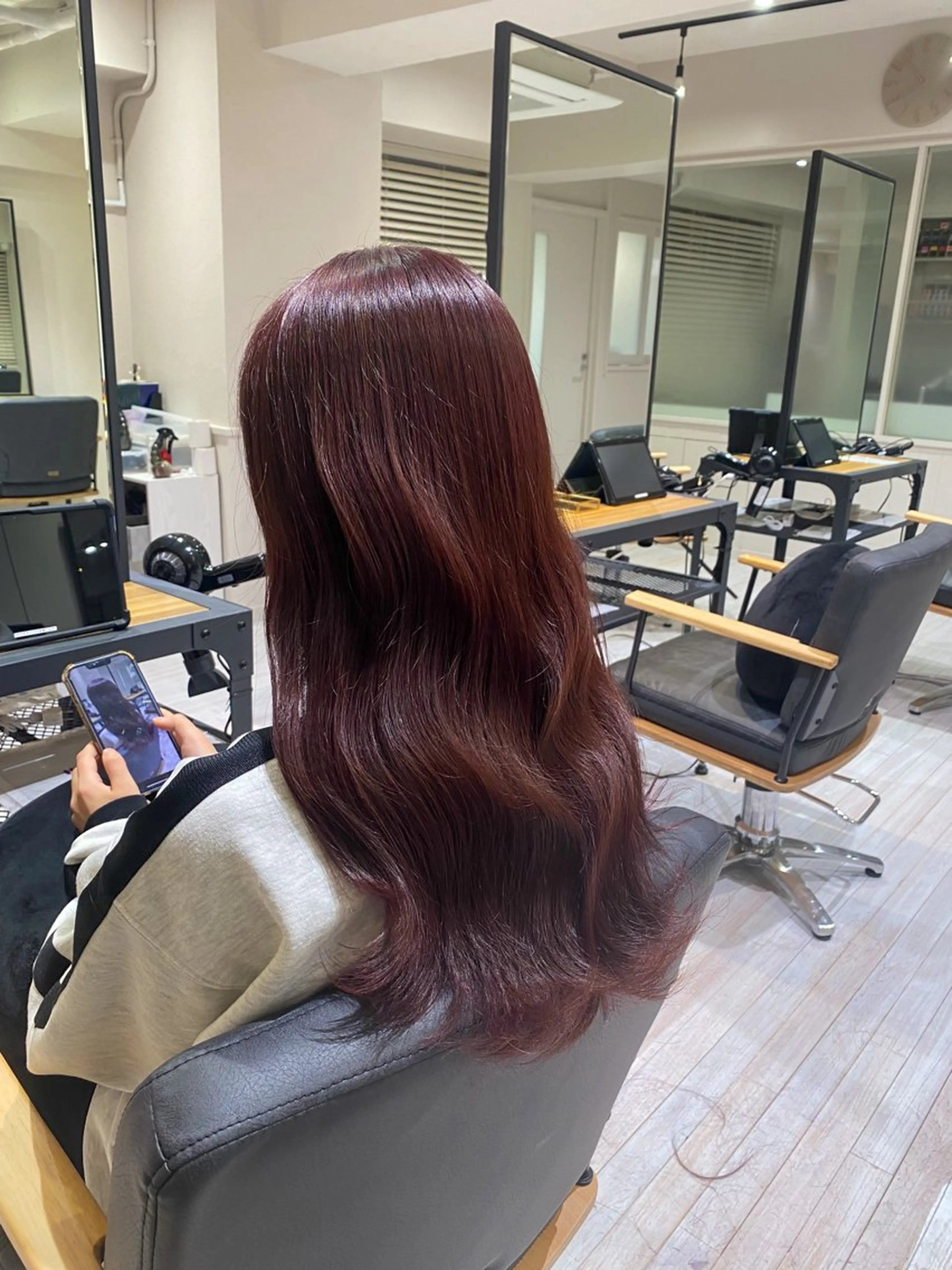 ミディアム カット ヘアカラー トリートメント 荒木 たけるのヘアスタイル