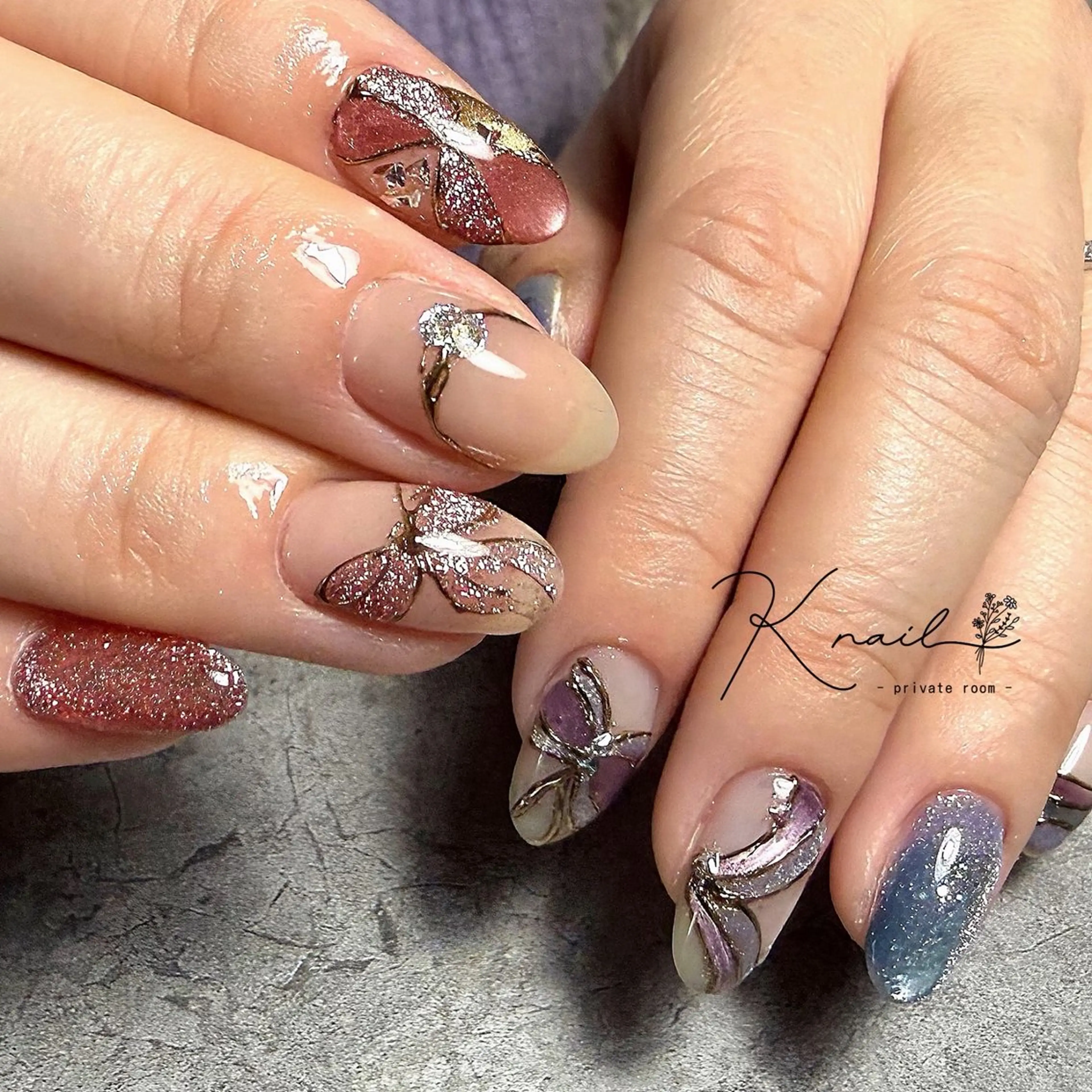 ネイル K naiL所属・王 雅文のネイルデザイン