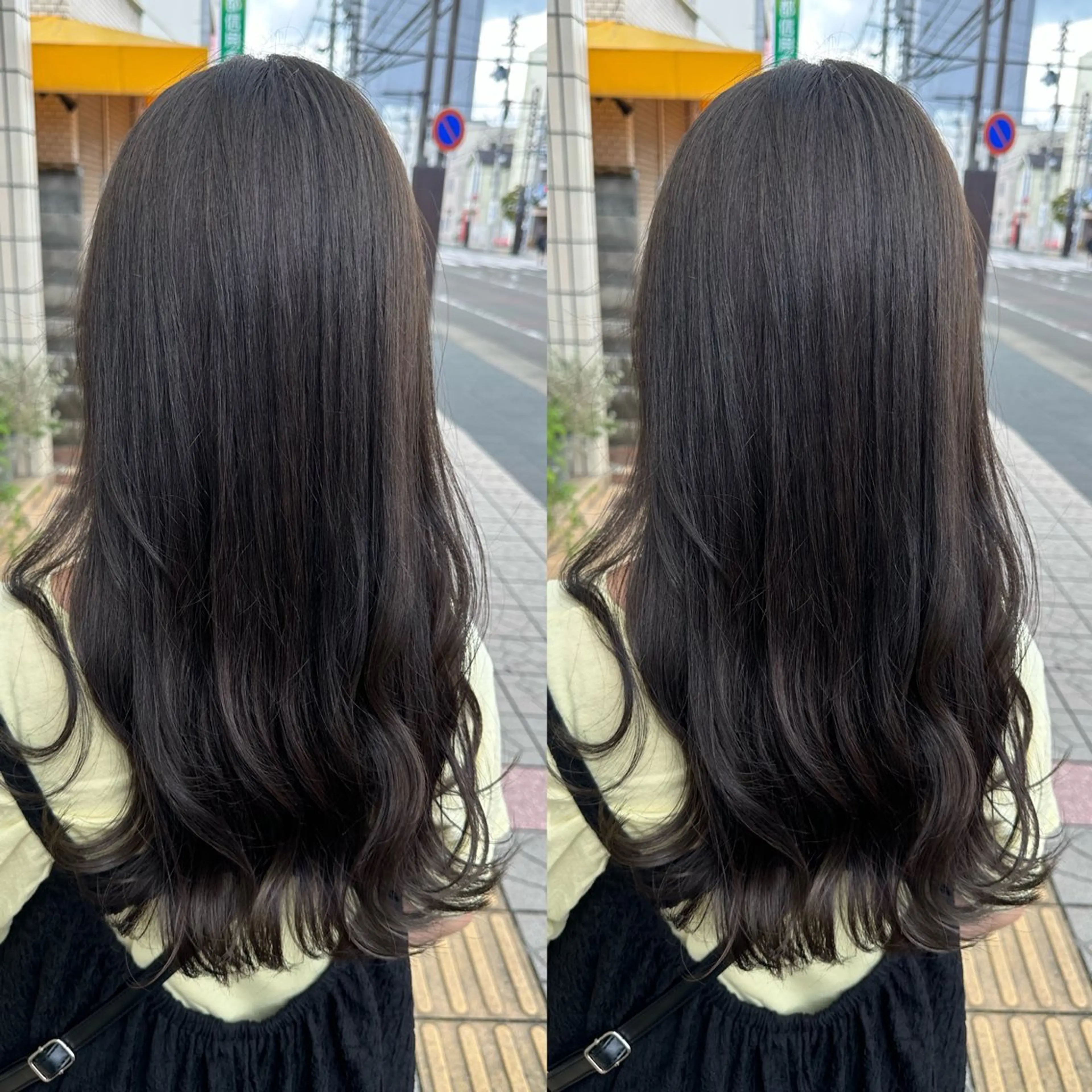 セミロング 髪質改善&ヘアケア 永山若奈のヘアスタイル