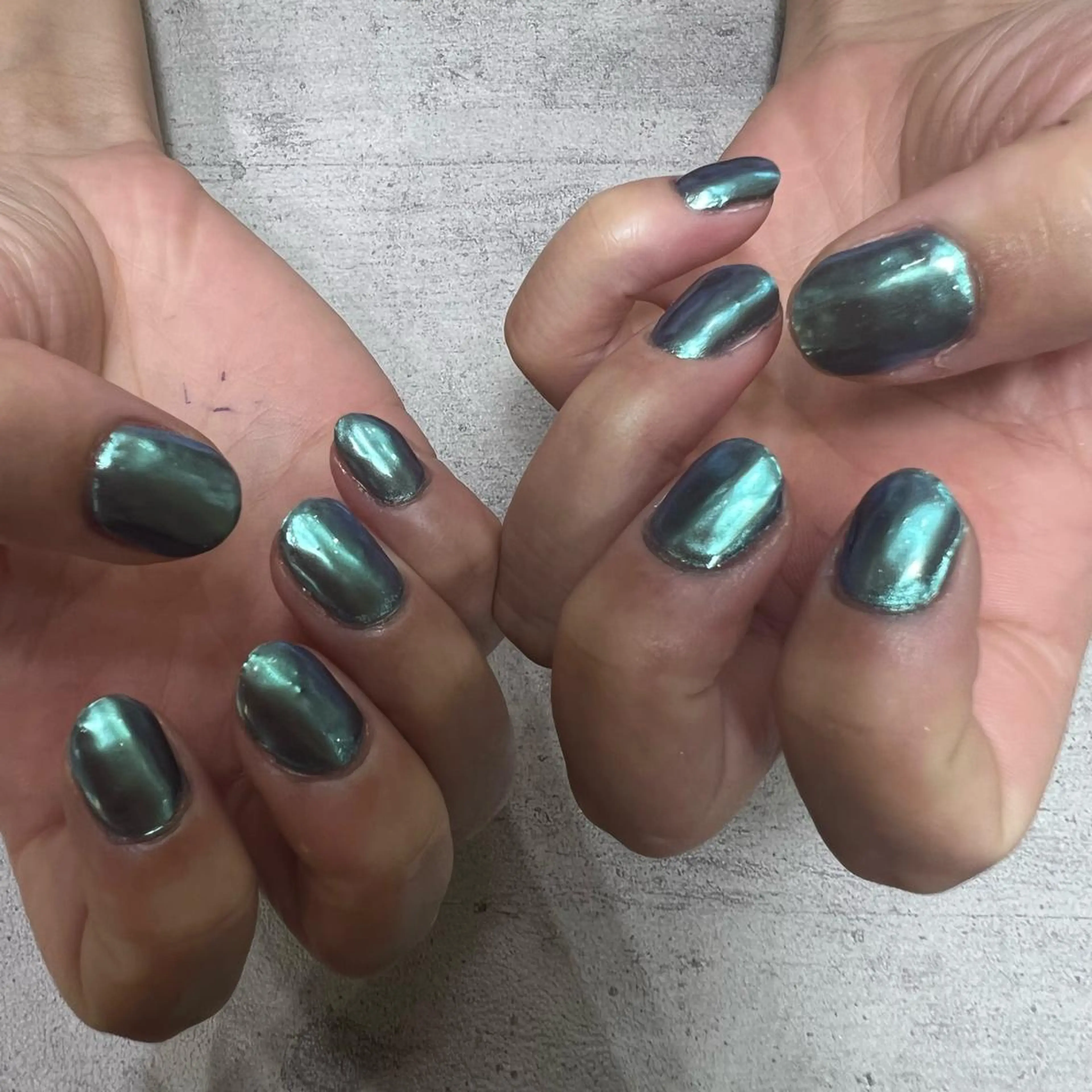 ネイル ミラーネイル Rire_eye+beauty_nail所属・Rire_ nail_yukiのネイルデザイン