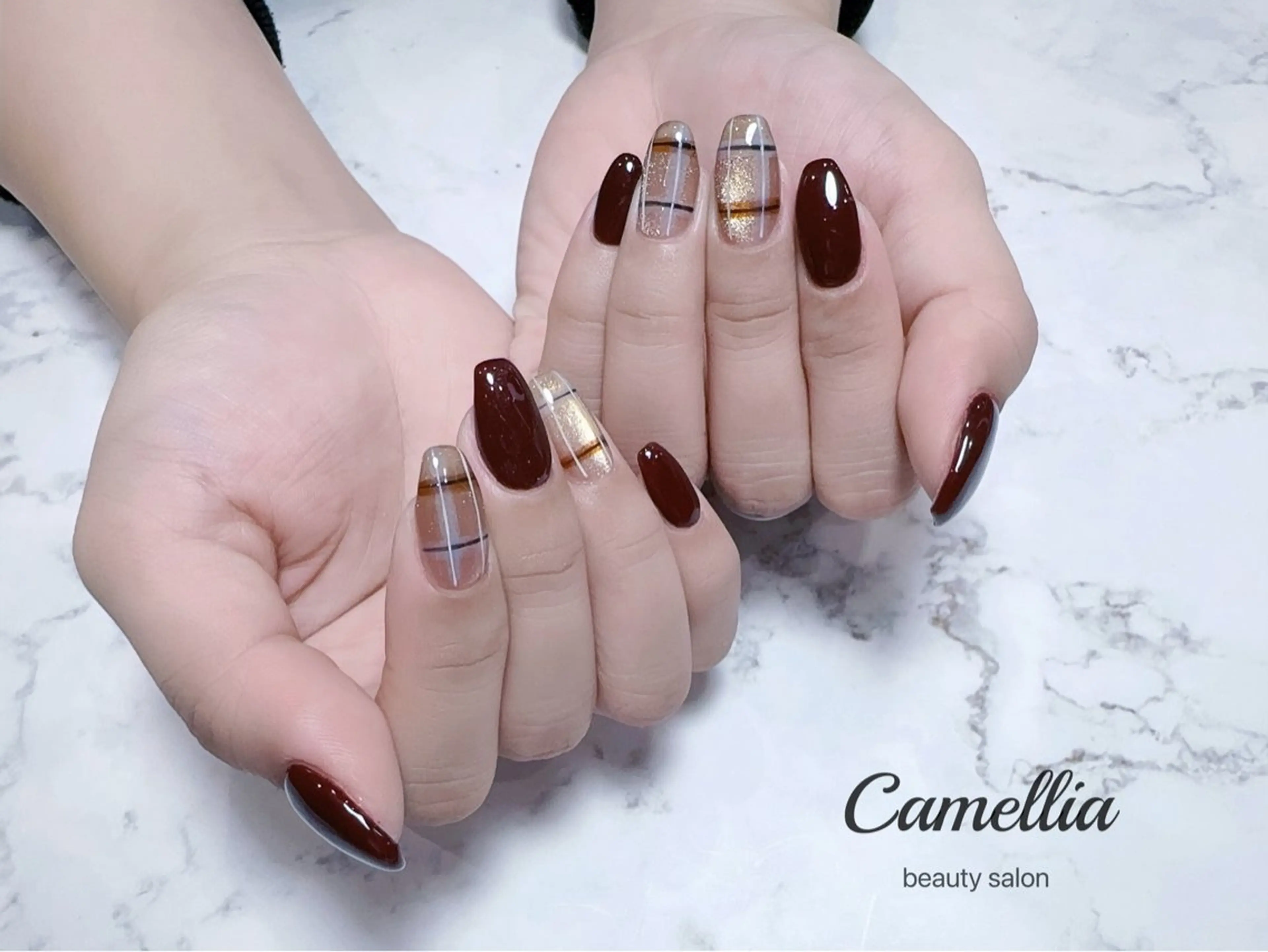 ネイル ハンドネイル ハンドケア Camellia nail salonのネイルデザイン